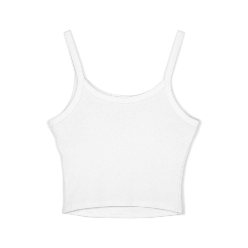 Custom Women's Spaghetti Strap Tank Top — Add Your Text Personalized Crop Top