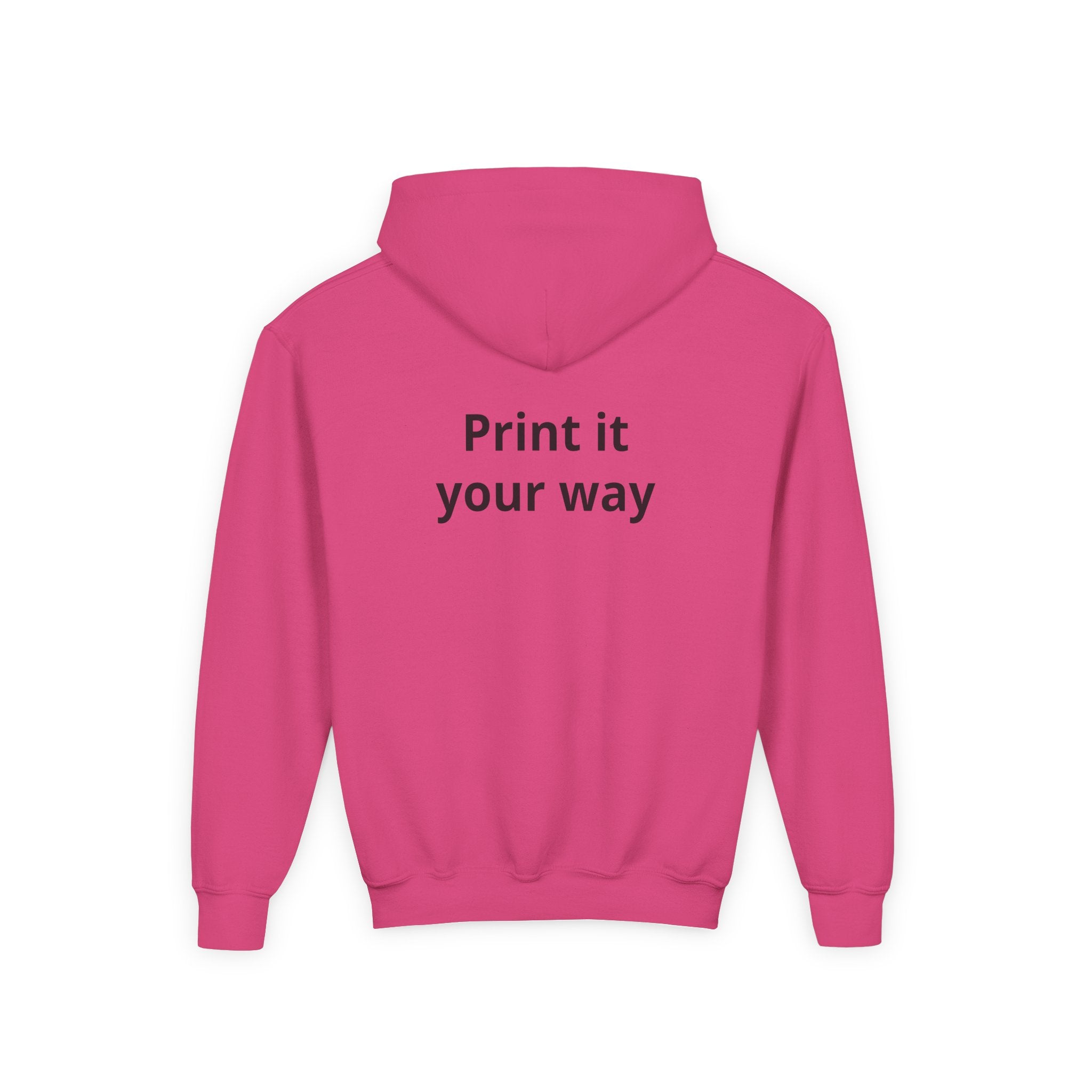 Youth Hoodie — Heart Hands Photo Graphic Hooded Sweatshirt