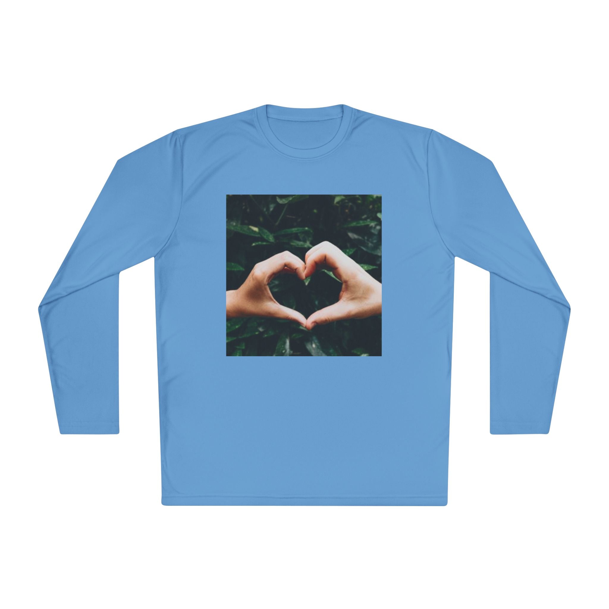 Long Sleeve Tee — Heart Hands Photo Print