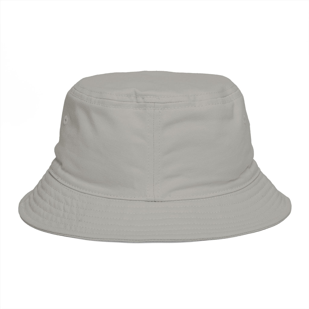 Custom Text Bucket Hat — Personalized Brown Sun Hat
