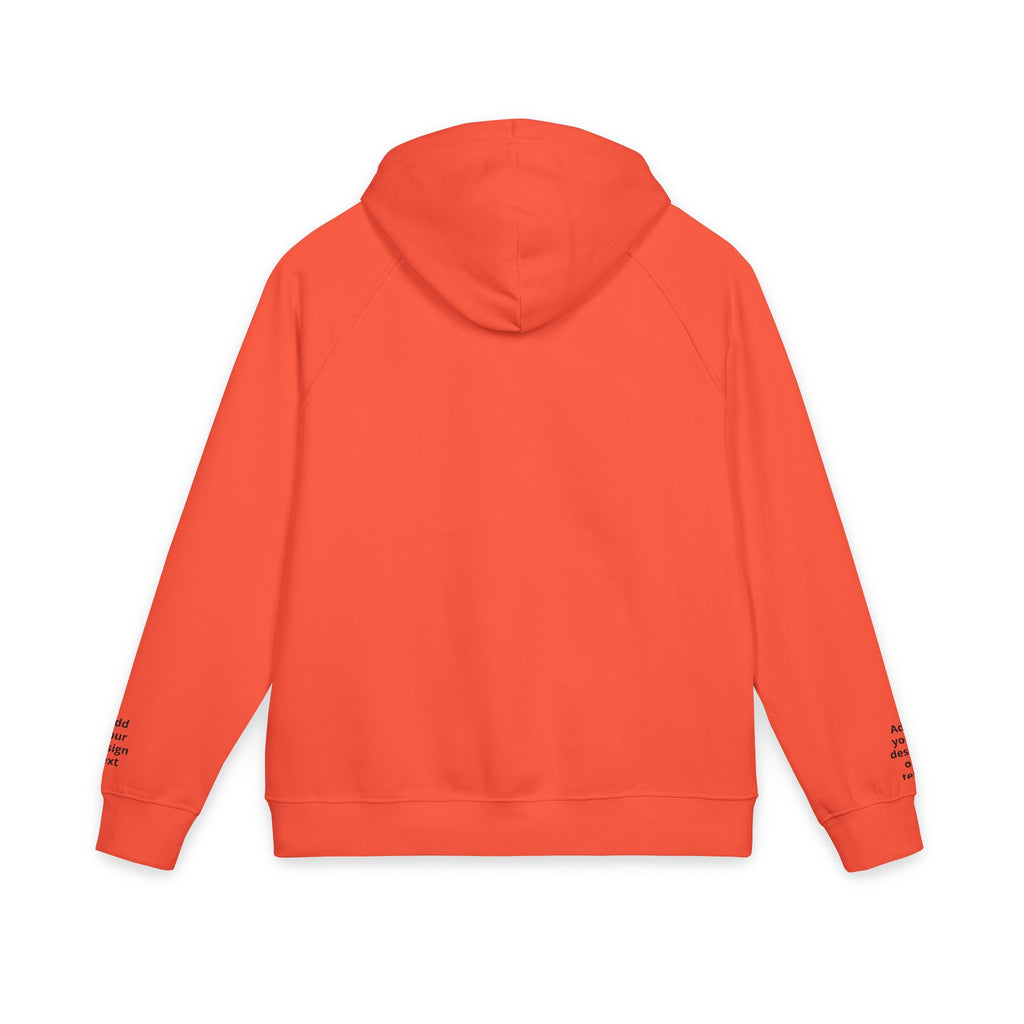 Eco Raglan Hoodie — Custom Embroidered Chest & Sleeve Design