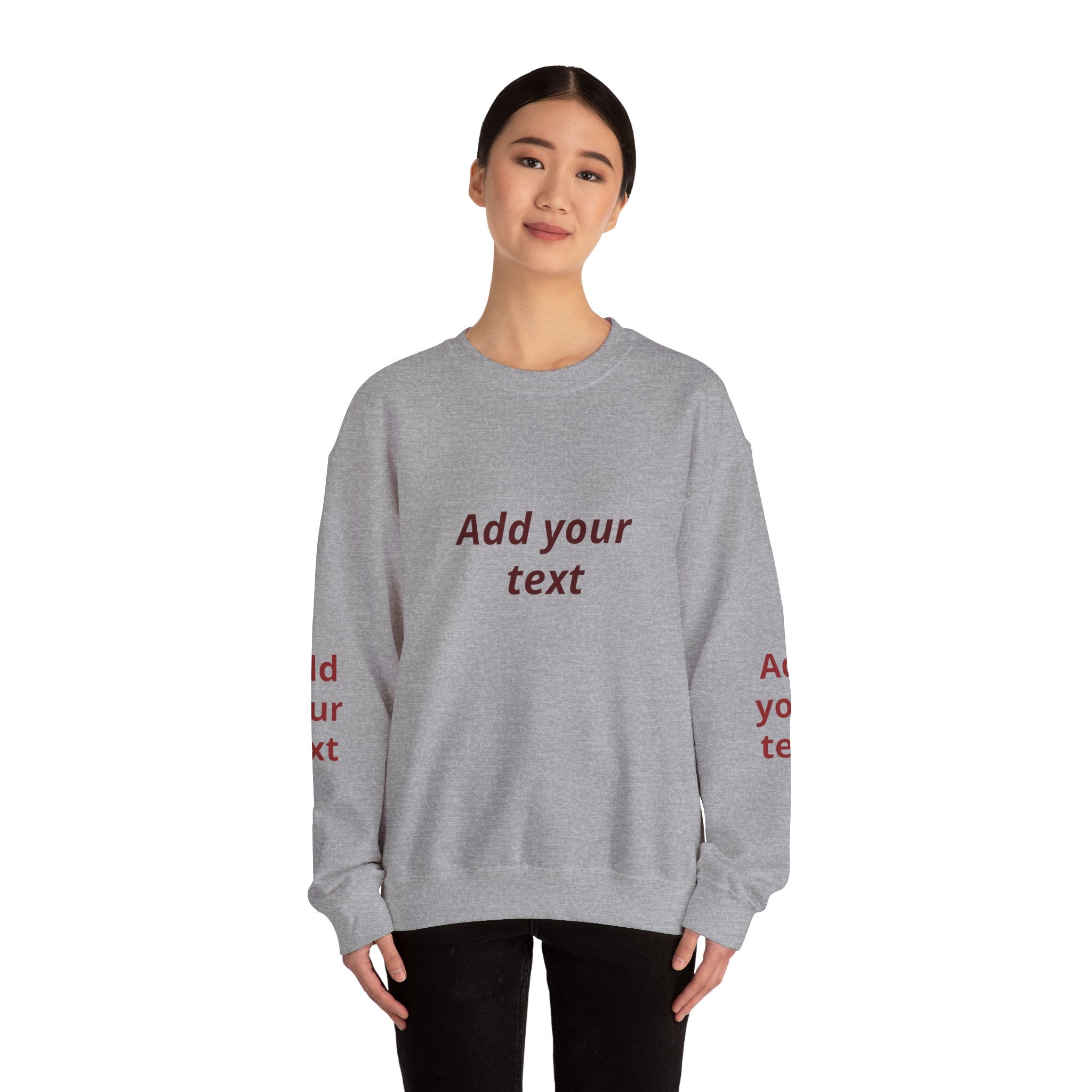 Dumpling & Soy Sauce Crewneck Sweatshirt — Customizable Asian Food Graphic