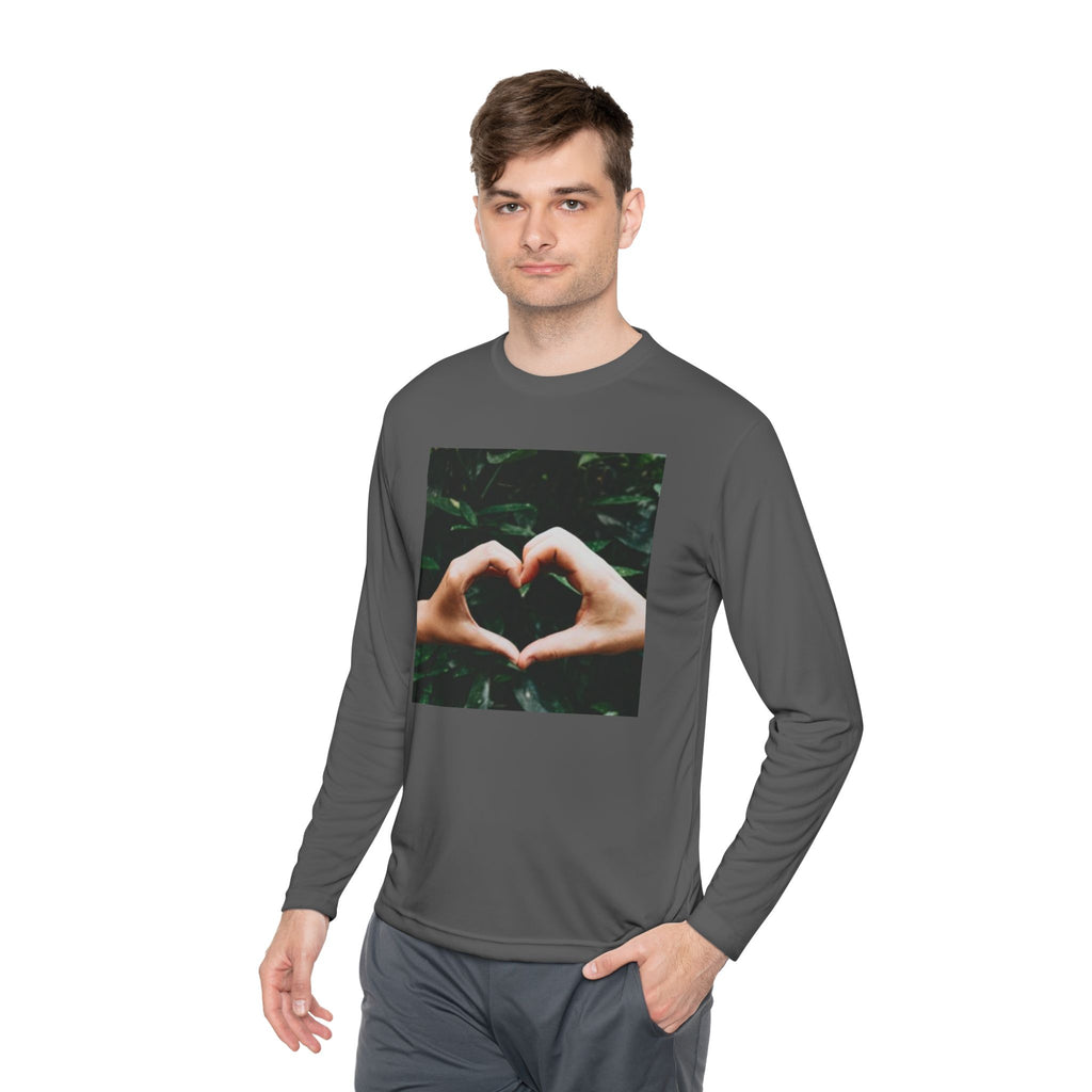 Long Sleeve Tee — Heart Hands Photo Print
