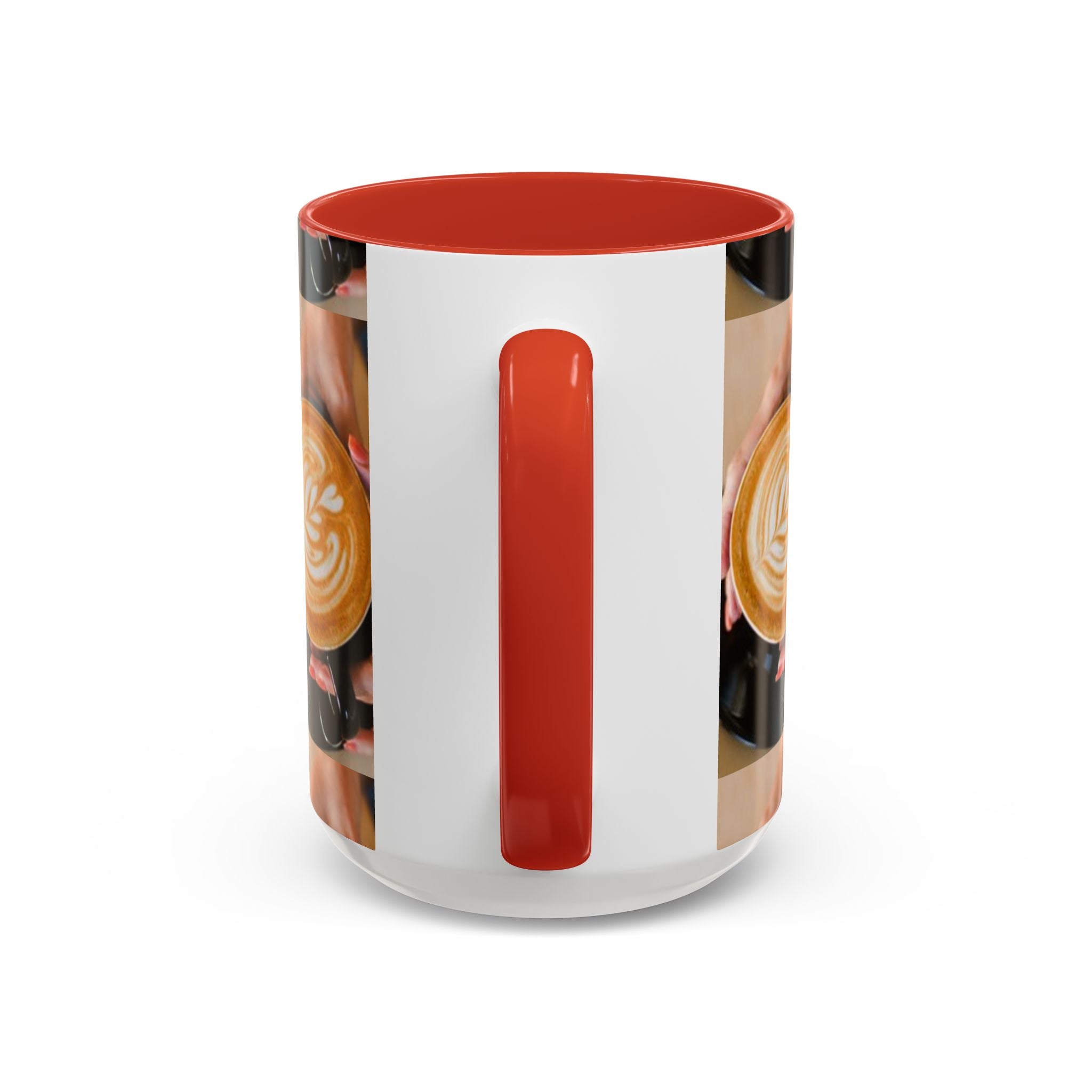 Latte Art Coffee Mug — Barista Hands Holding Latte (11/15 oz)