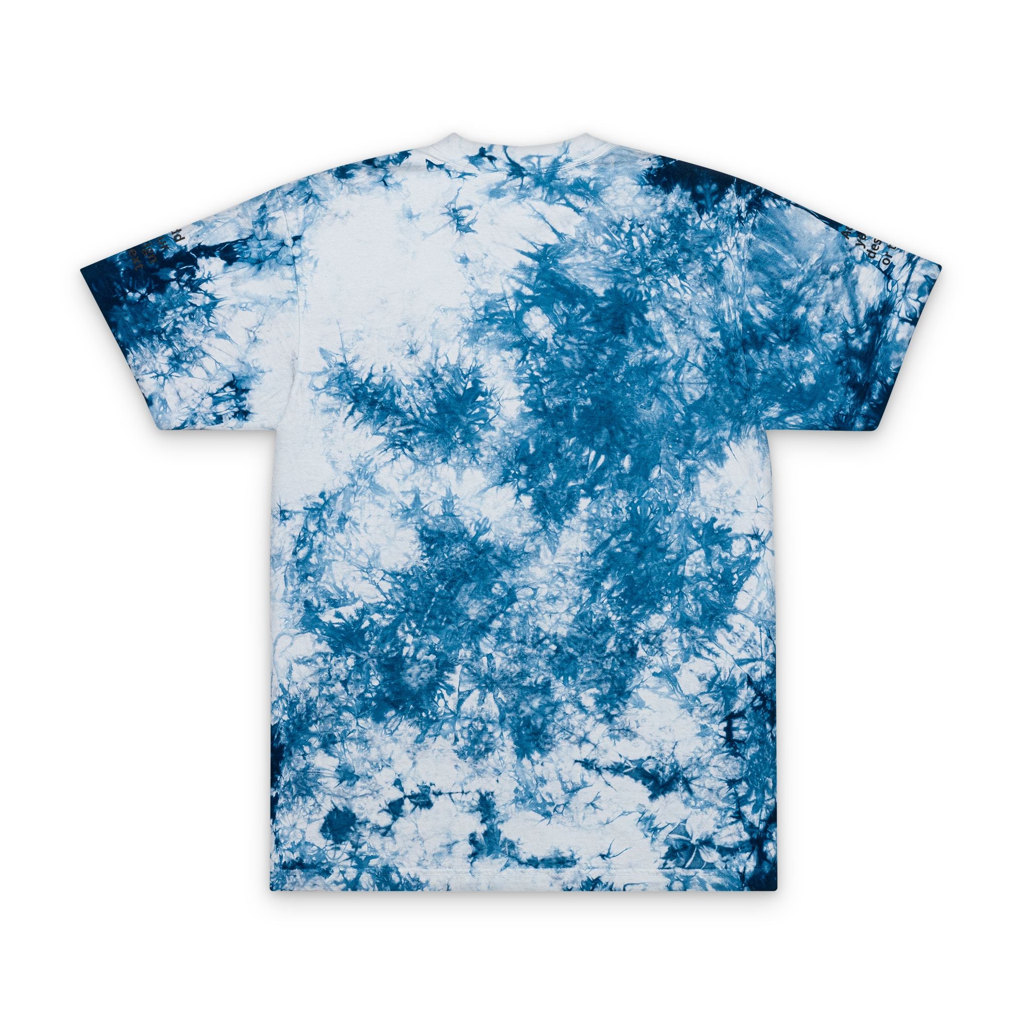 Tie-Dye Spiral Tee — Custom Embroidered Oversized T-Shirt