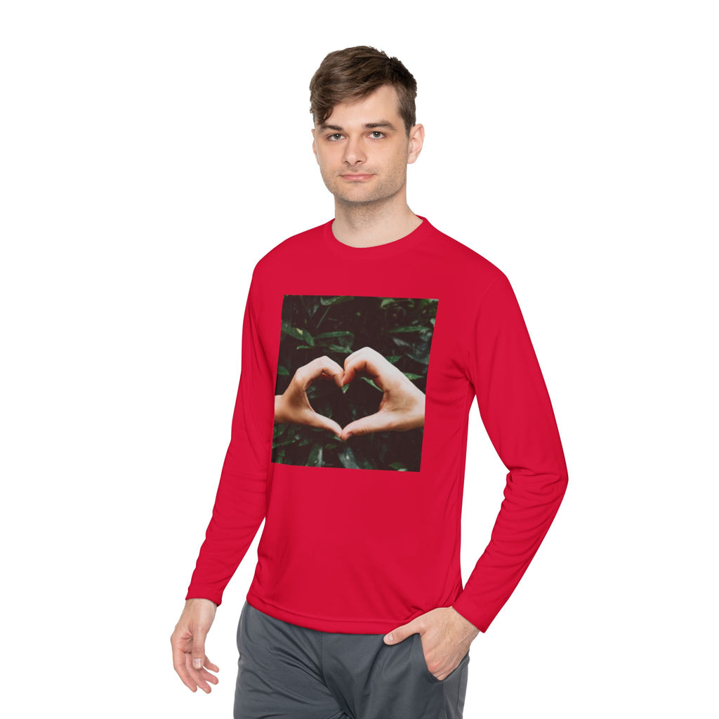 Long Sleeve Tee — Heart Hands Photo Print