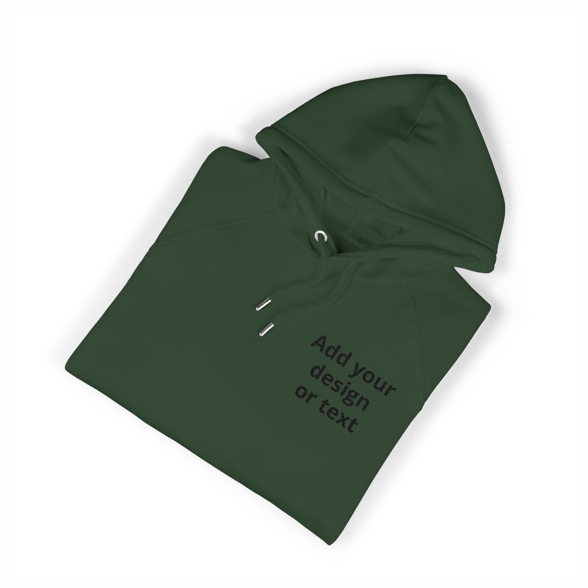 Eco Raglan Hoodie — Custom Embroidered Chest & Sleeve Design