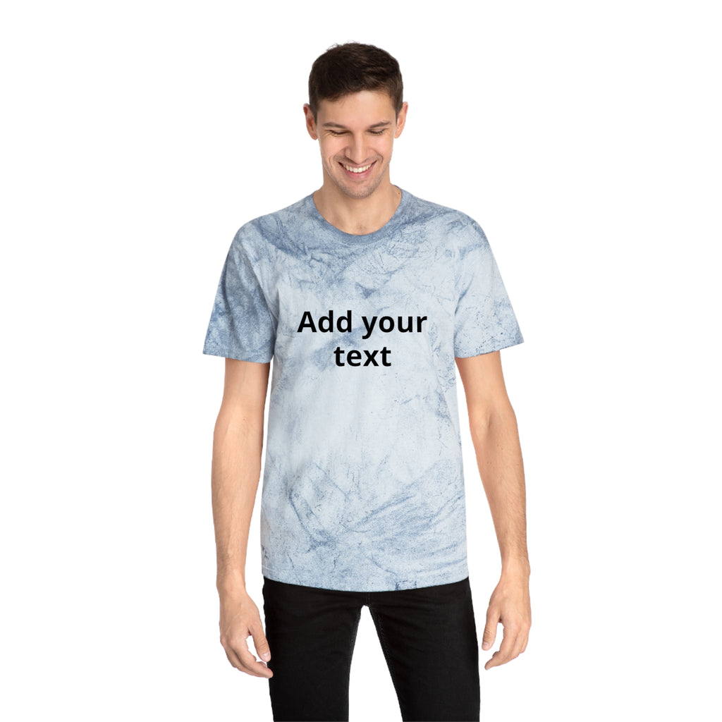 Tie-Dye Custom Text T-Shirt — "In the Zone" Graphic Tee