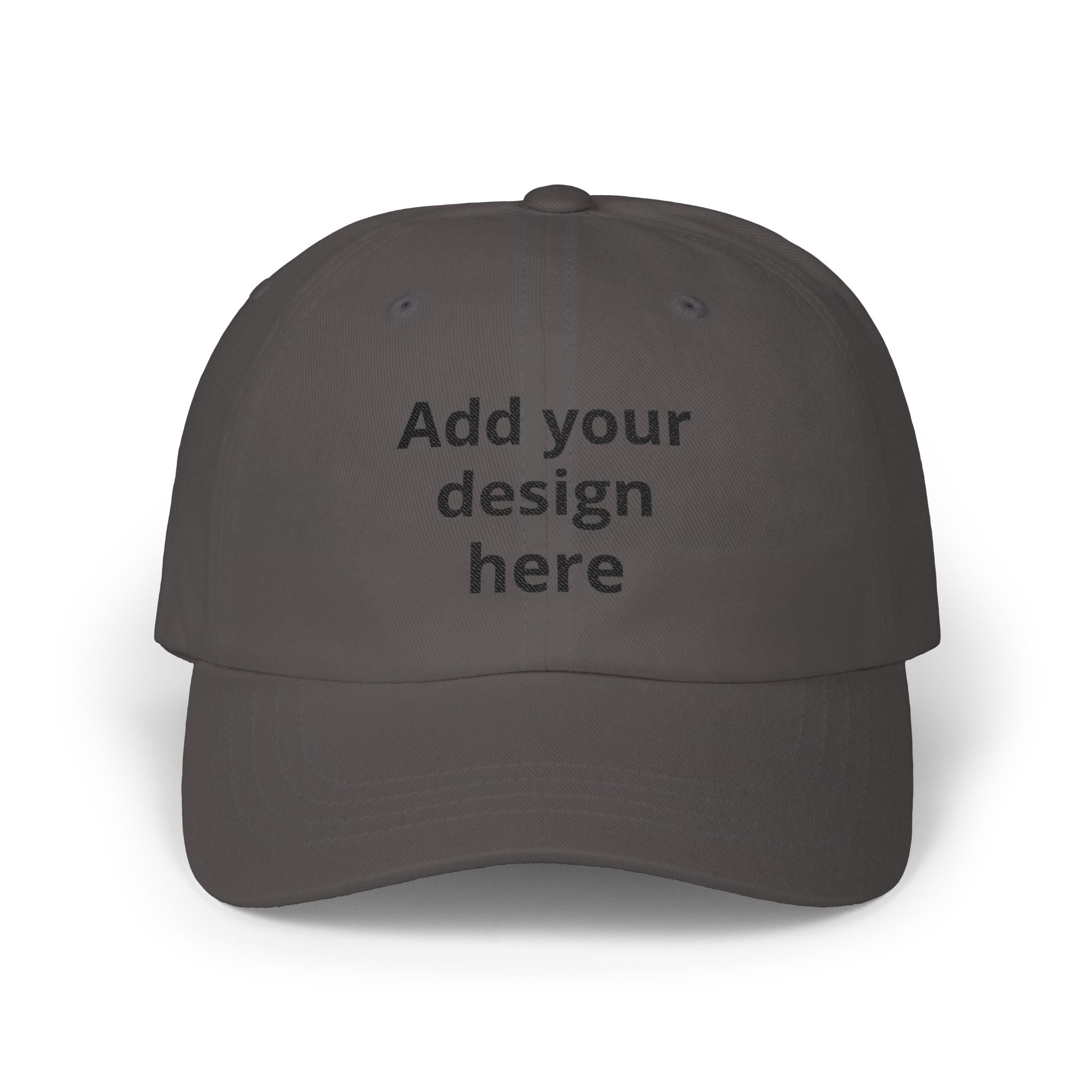 Classic Dad Cap — "Print It Your Way" Adjustable Cotton Baseball Hat