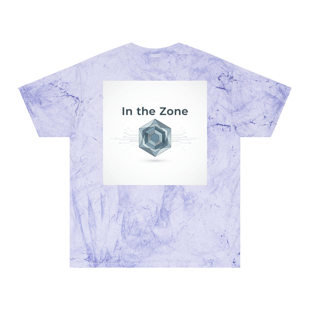 Tie-Dye Custom Text T-Shirt — "In the Zone" Graphic Tee