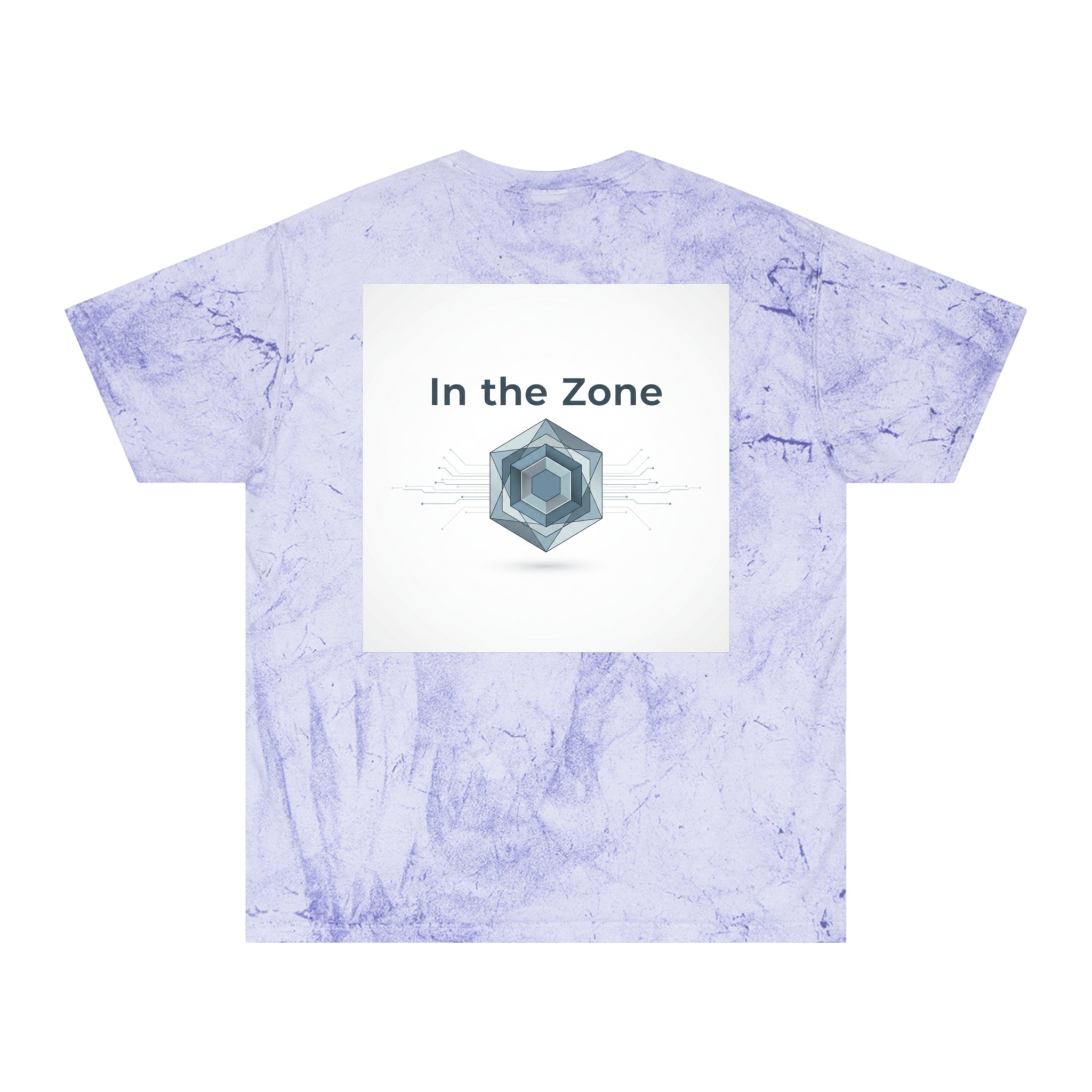 Tie-Dye Custom Text T-Shirt — "In the Zone" Graphic Tee