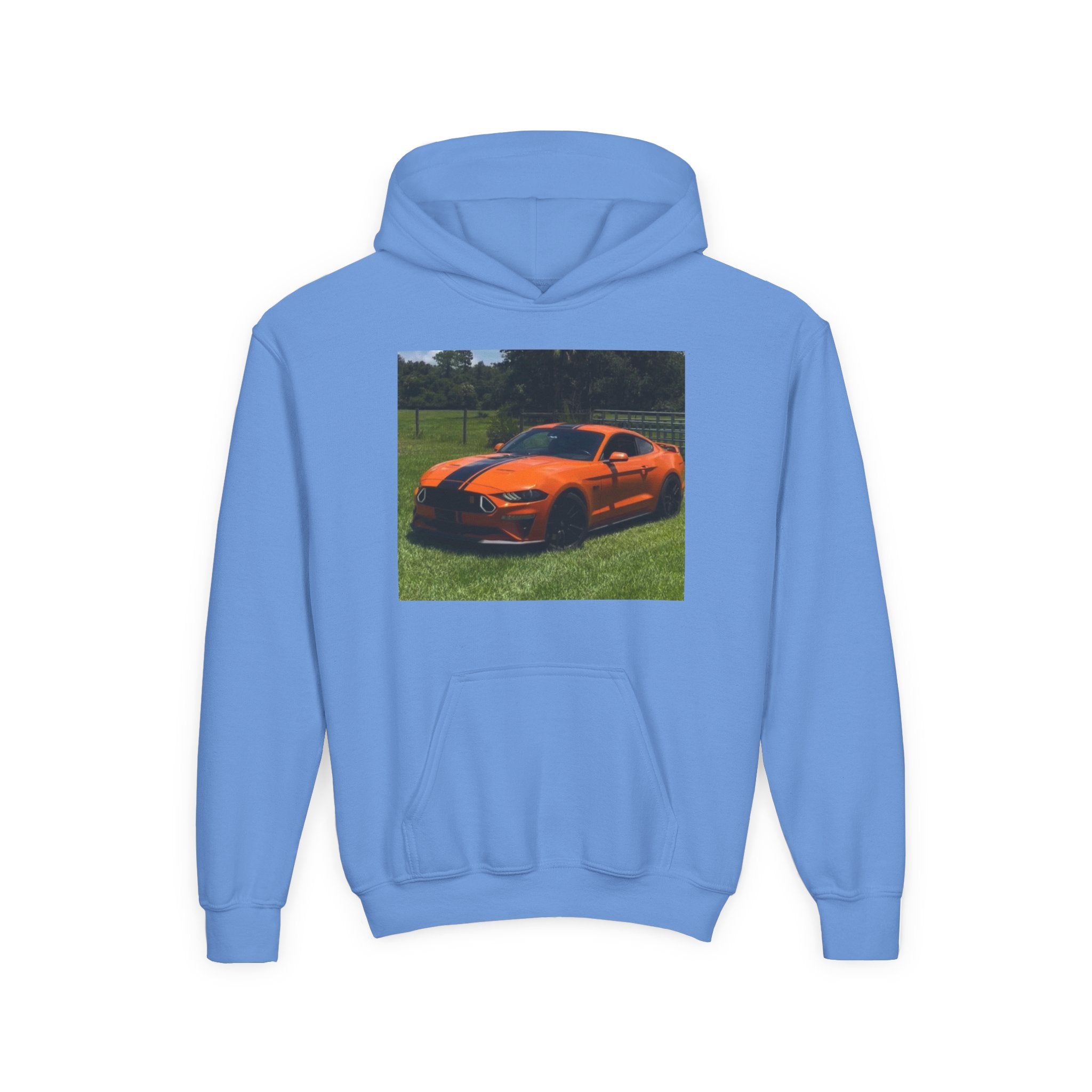 Youth Car Hoodie – Customizable Sports Car Photo Hooded Sweatshirt