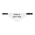 Customizable Pet Bandana Collar — "Print it Your Way" Dog & Cat Accessory