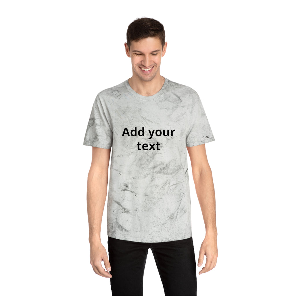 Tie-Dye Custom Text T-Shirt — "In the Zone" Graphic Tee