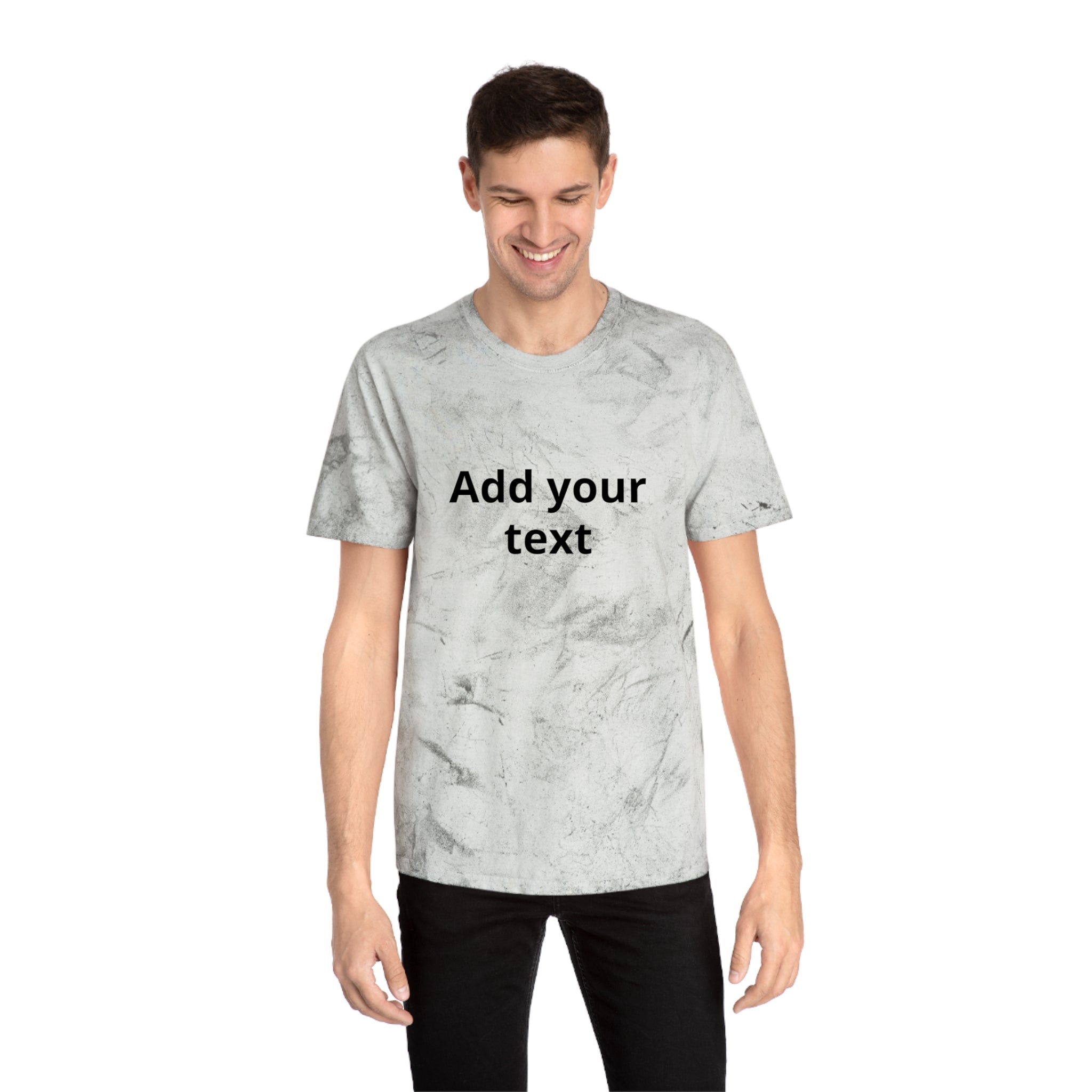 Tie-Dye Custom Text T-Shirt — "In the Zone" Graphic Tee