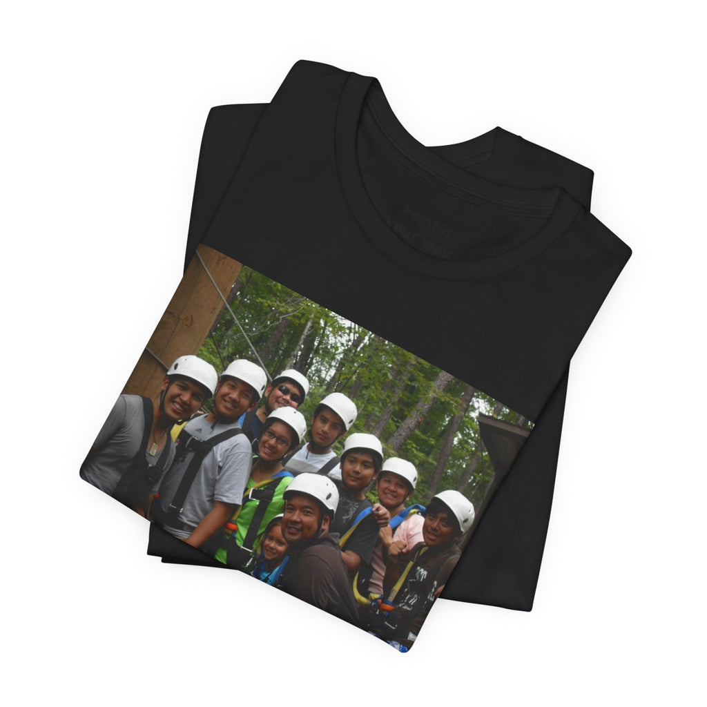 Custom Photo Tee — Add Your Message Personalized Group T-Shirt