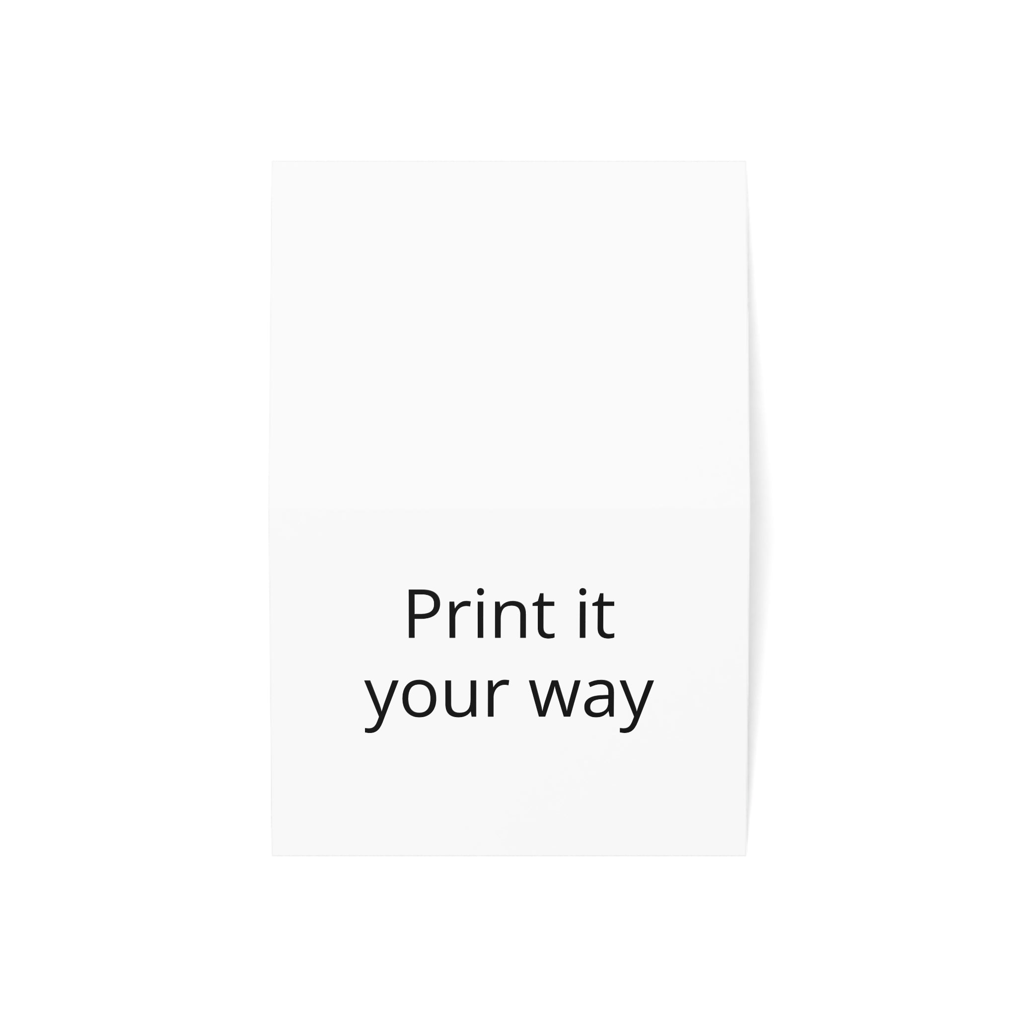 Custom Greeting Cards – Blank Folded Cards for Personalized Printing (1, 10, 30, 50 pcs)