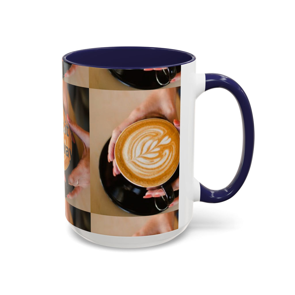Latte Art Coffee Mug — Barista Hands Holding Latte (11/15 oz)
