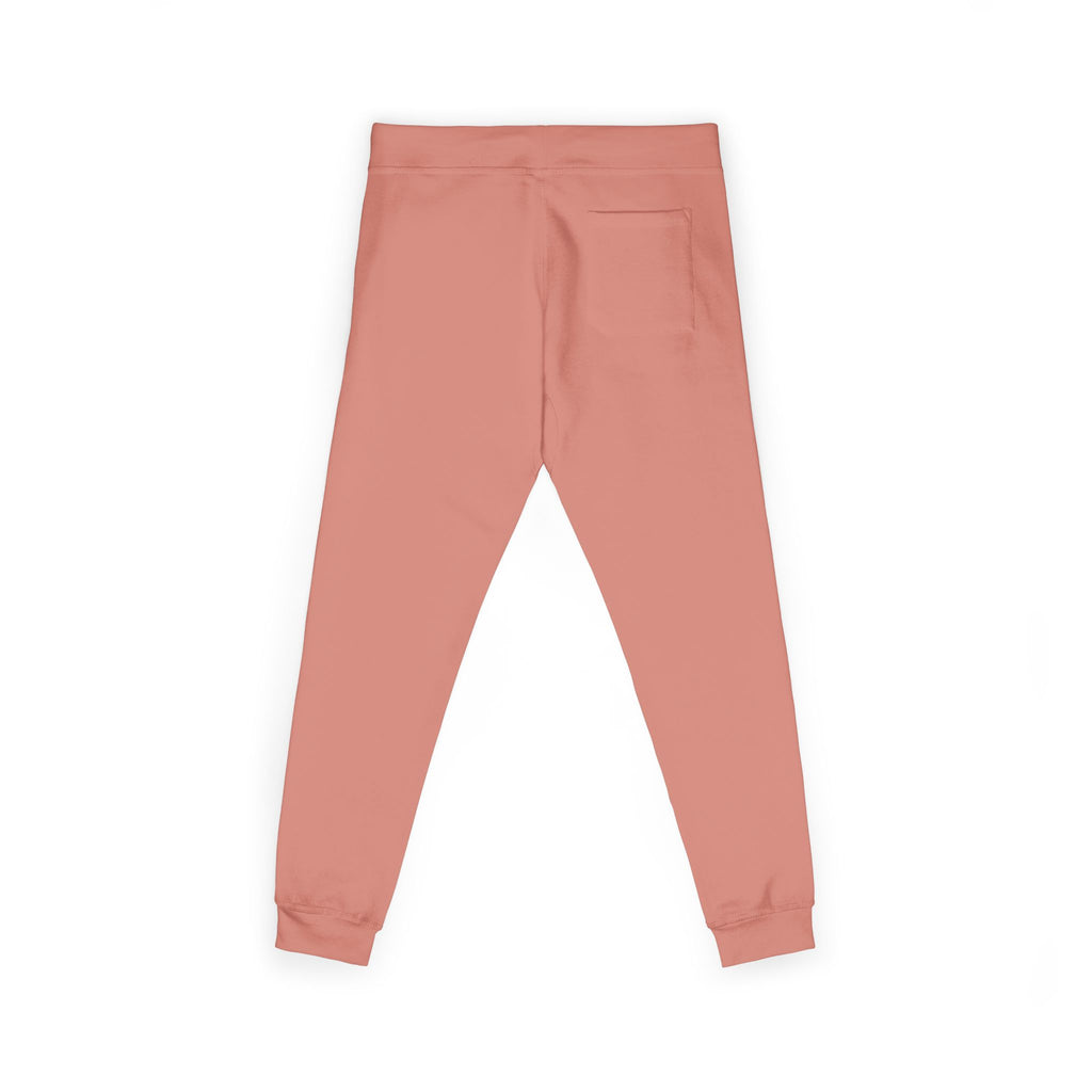 Embroidered Cozy Fleece Sweatpants — Coral Joggers with Pocket Patch — Christmas Gift for Him & Her | Fundraiser Event Gear