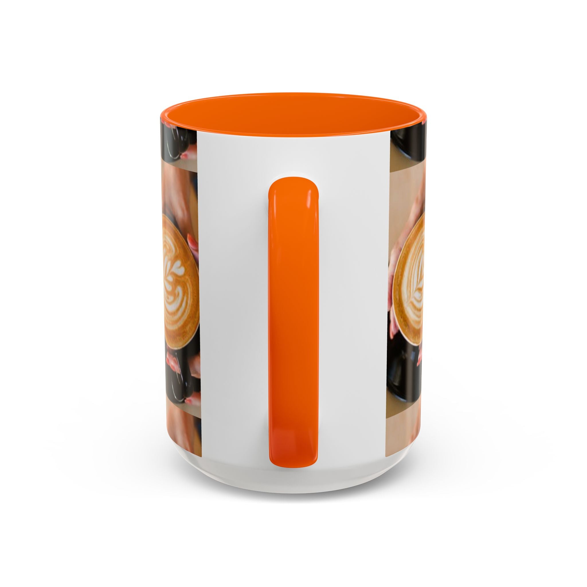 Latte Art Coffee Mug — Barista Hands Holding Latte (11/15 oz)