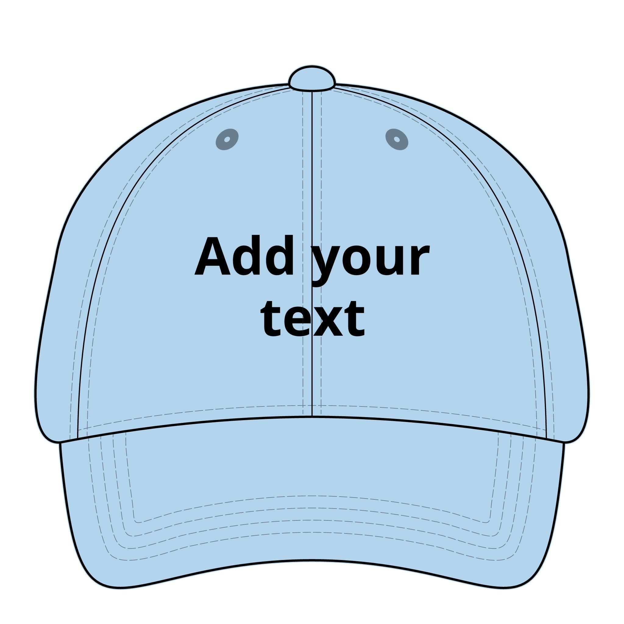 Women's Pigment-Dyed Cap with Fashion Undervisor (Embroidery)