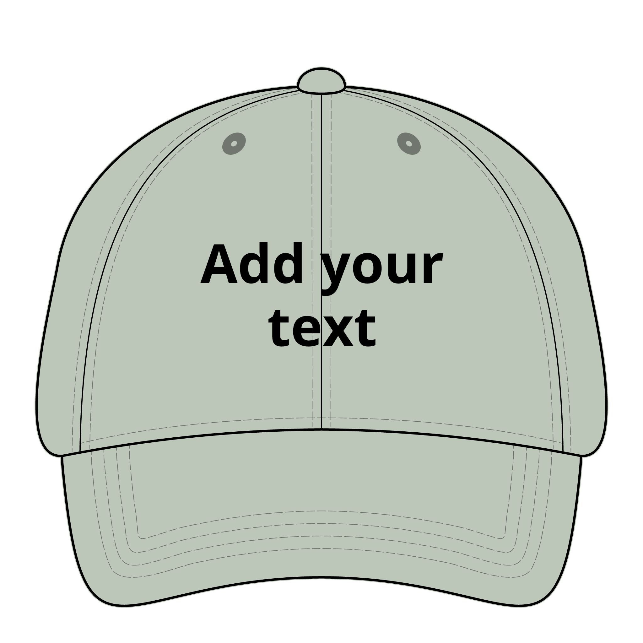 Women's Pigment-Dyed Cap with Fashion Undervisor (Embroidery)