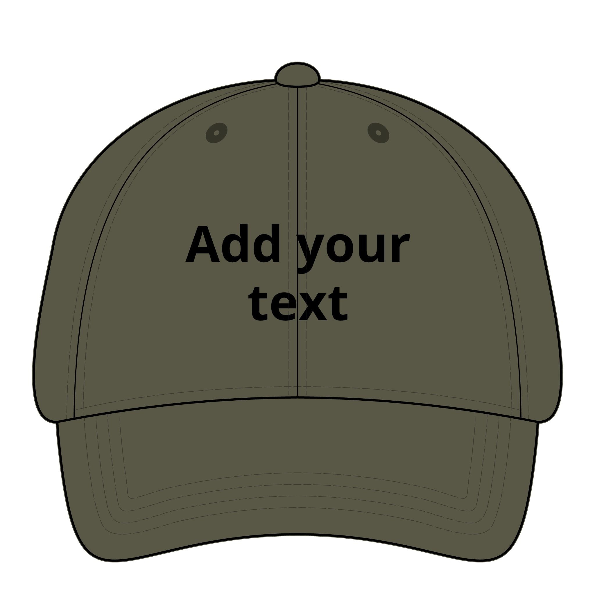 Women's Pigment-Dyed Cap with Fashion Undervisor (Embroidery)