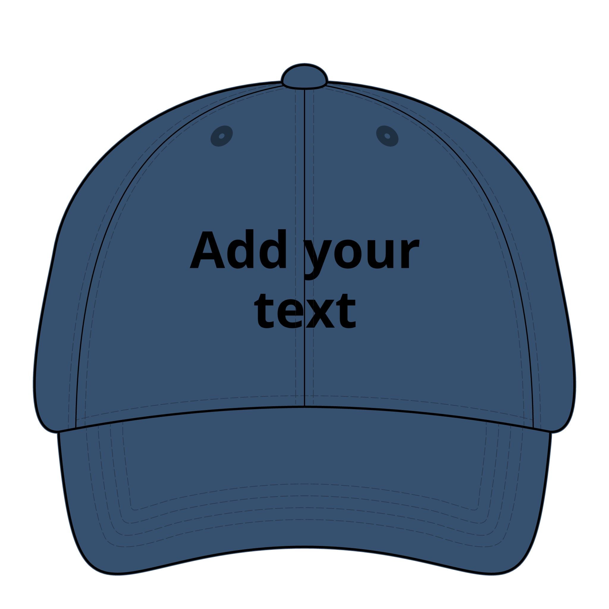 Women's Pigment-Dyed Cap with Fashion Undervisor (Embroidery)