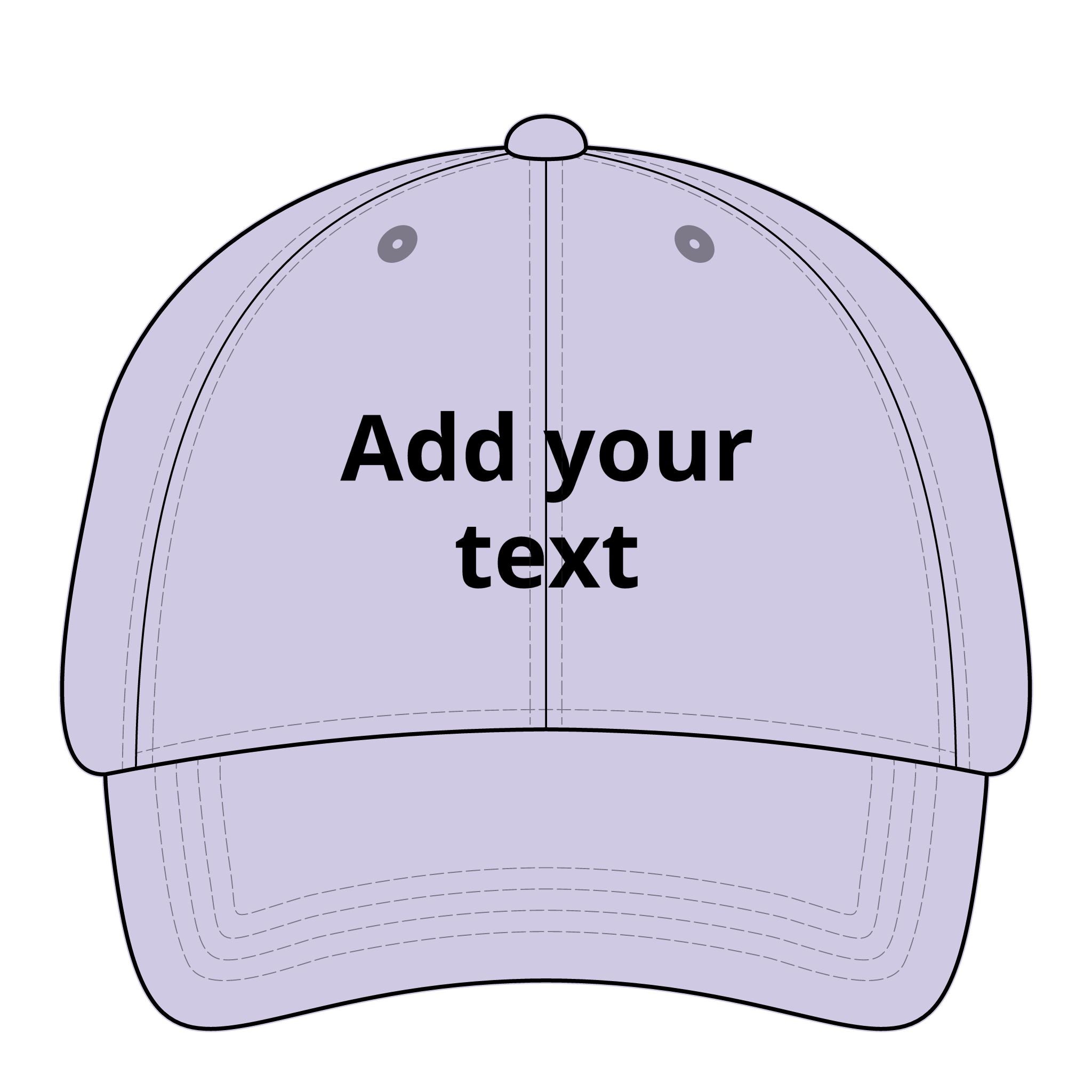 Women's Pigment-Dyed Cap with Fashion Undervisor (Embroidery)