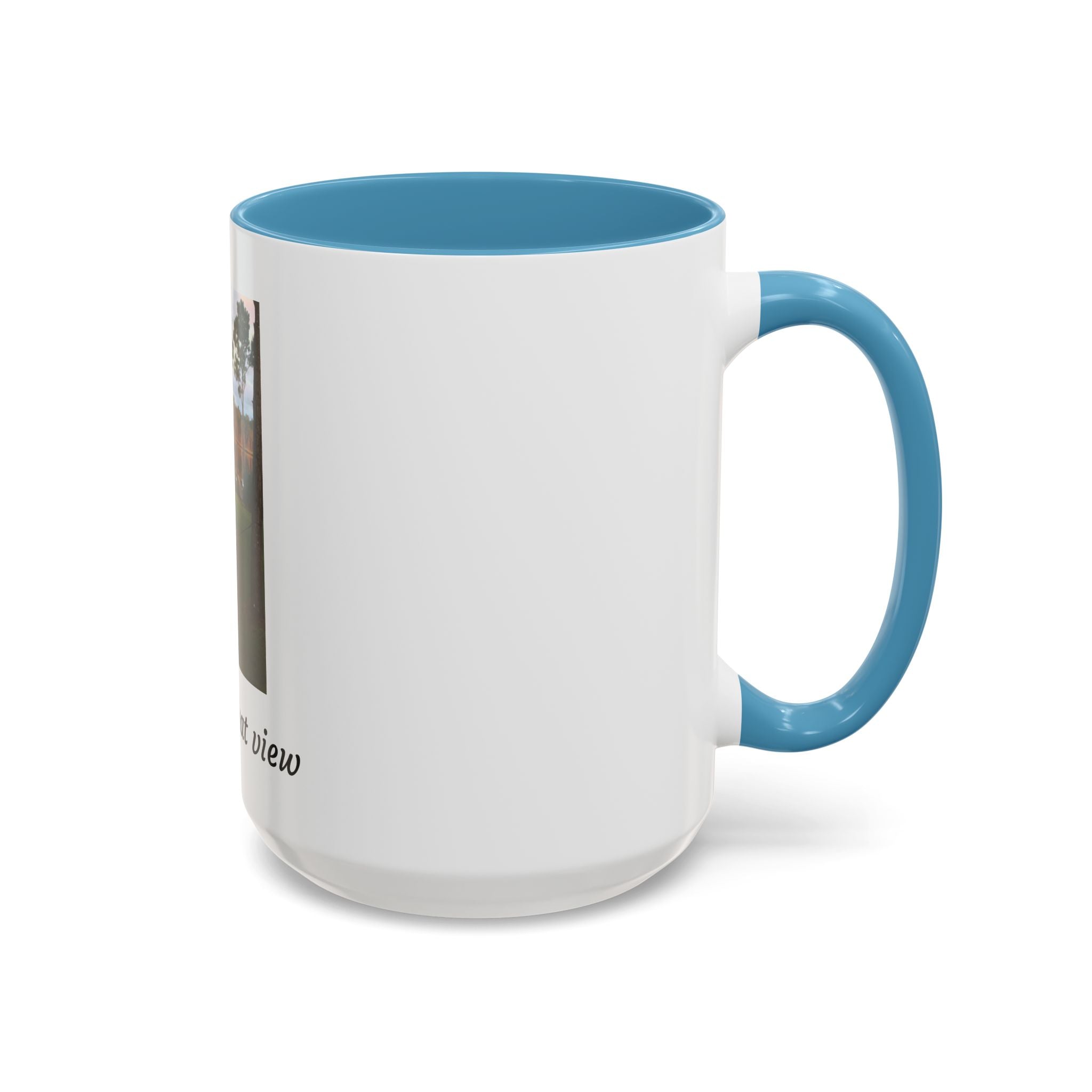 Drink to That View Coffee Mug — Scenic Lake Hammock Accent Mug