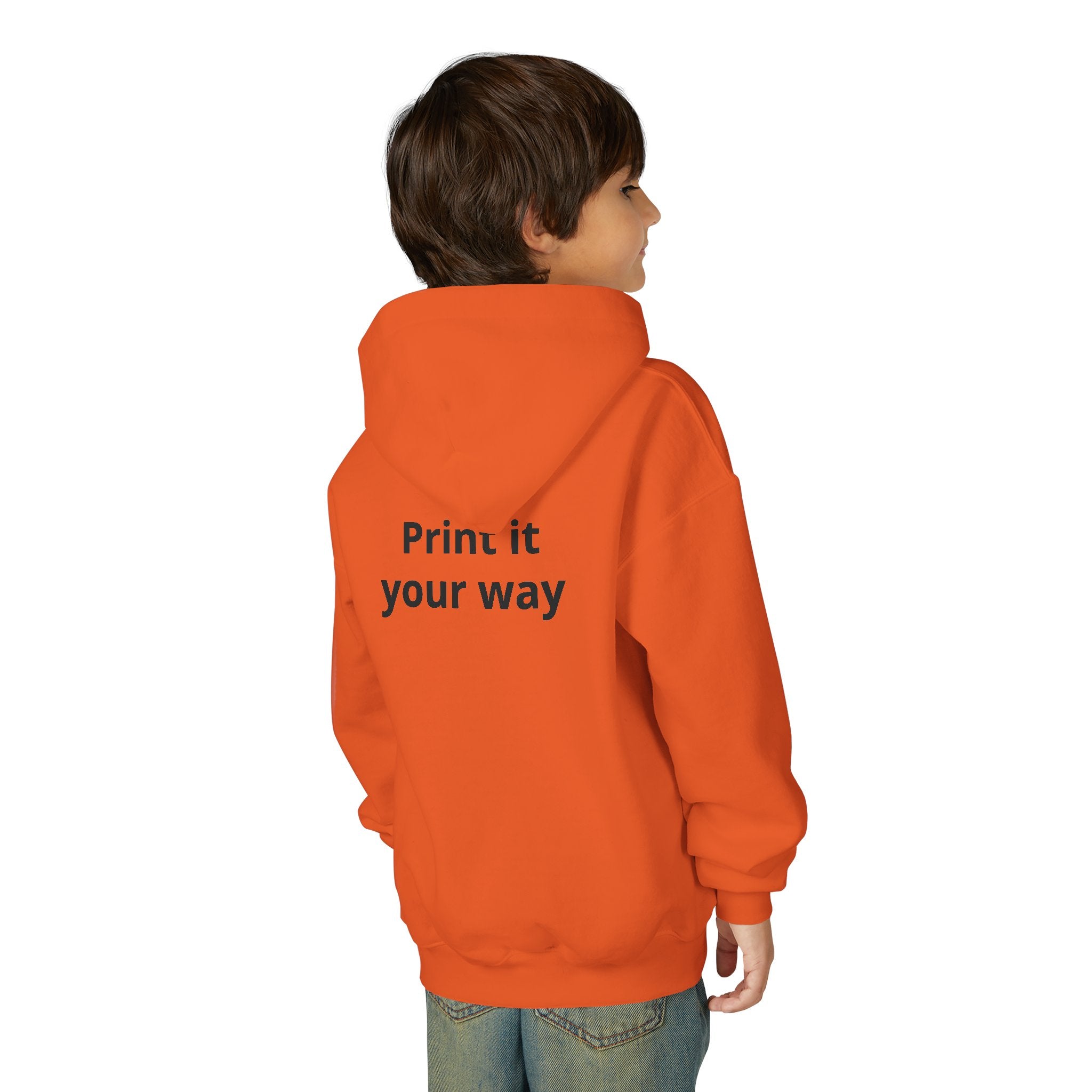 Youth Hoodie — Heart Hands Photo Graphic Hooded Sweatshirt