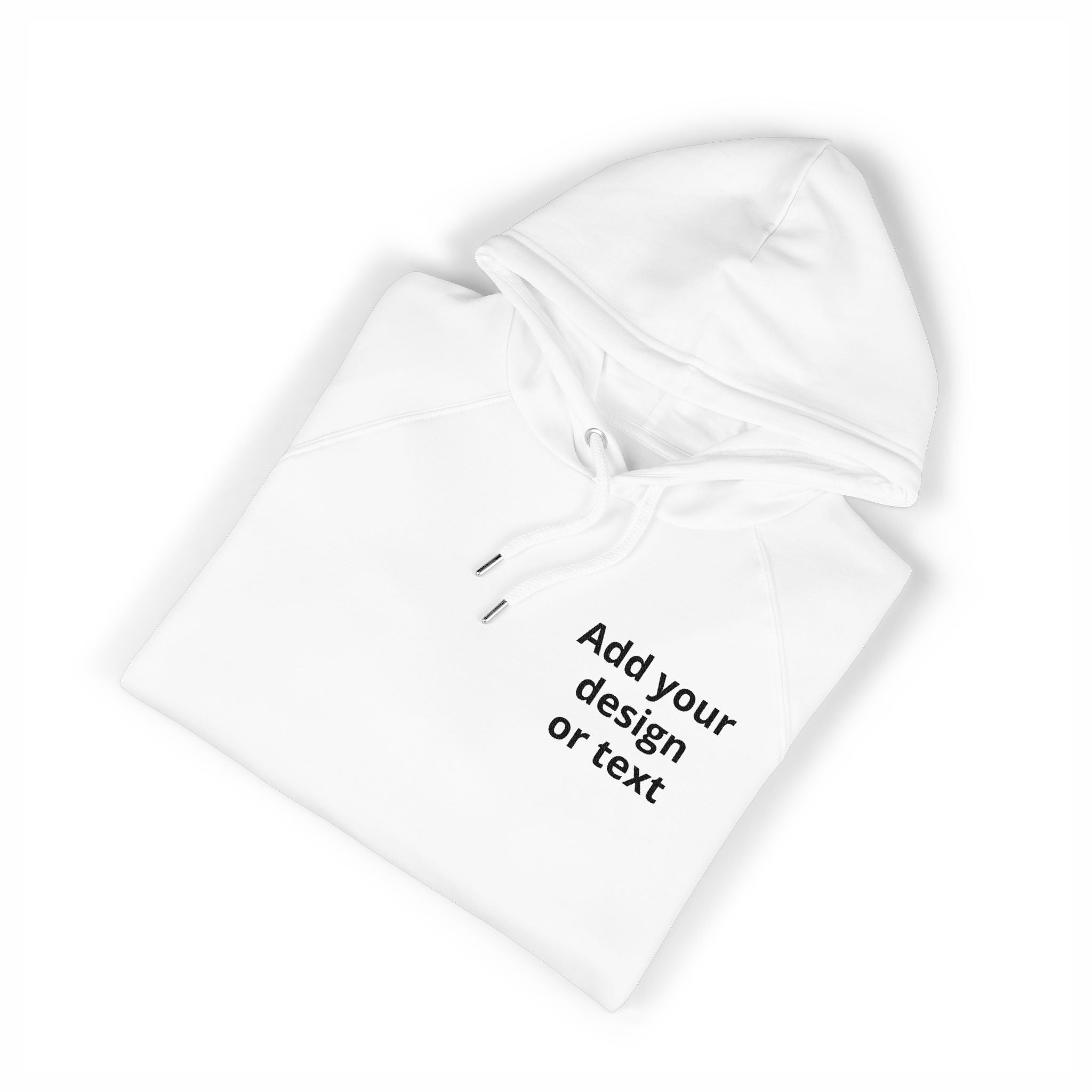 Eco Raglan Hoodie — Custom Embroidered Chest & Sleeve Design