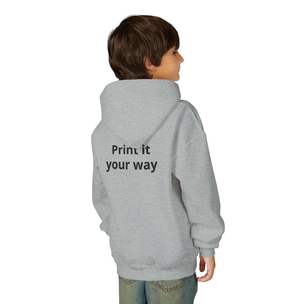 Youth Hoodie — Heart Hands Photo Graphic Hooded Sweatshirt