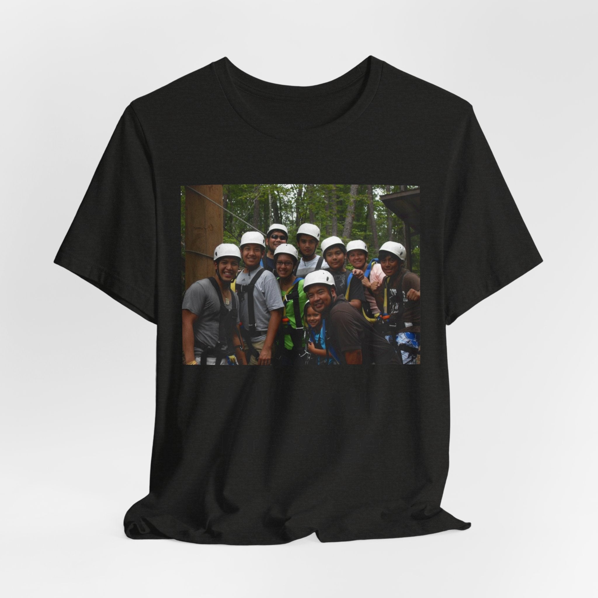 Custom Photo Tee — Add Your Message Personalized Group T-Shirt