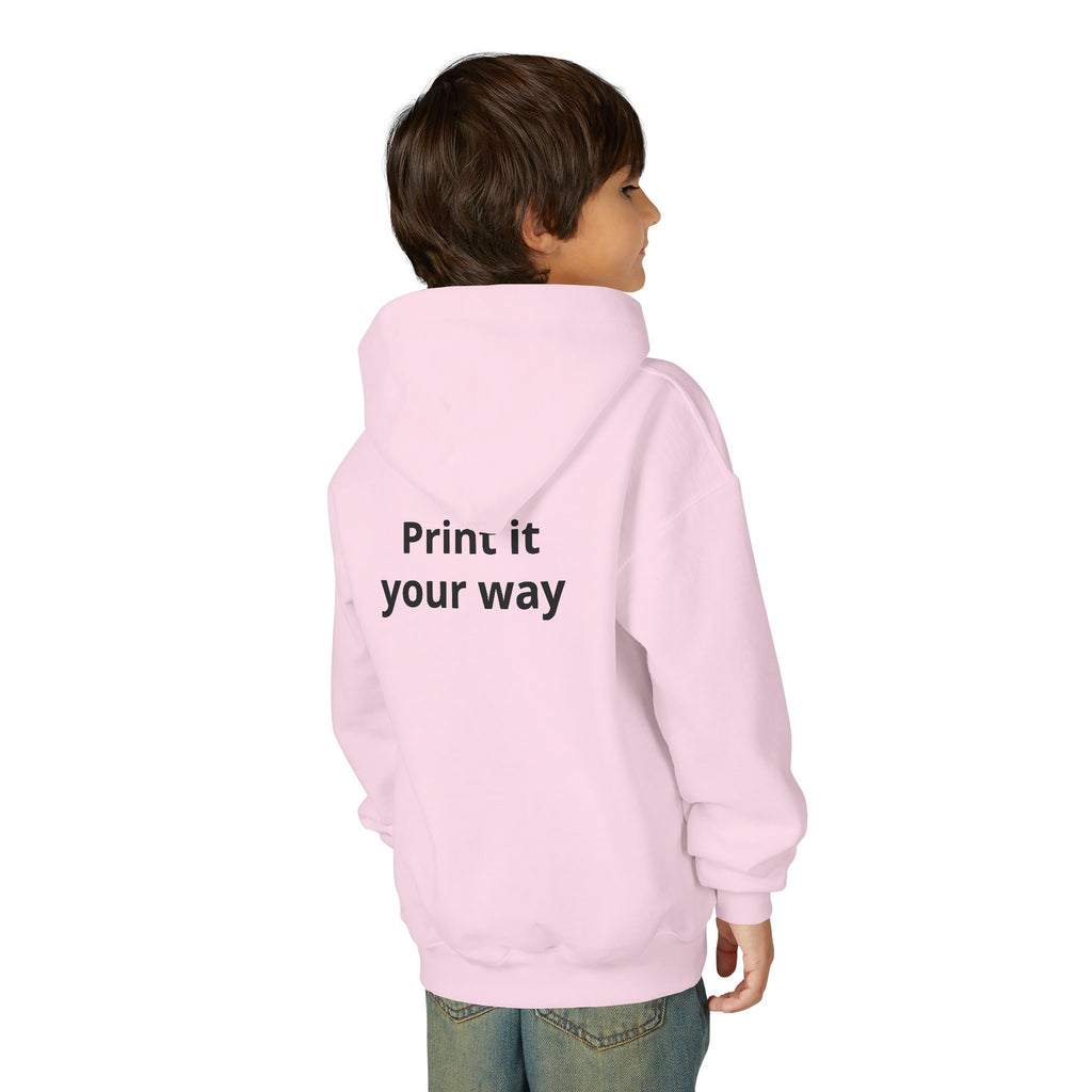 Youth Hoodie — Heart Hands Photo Graphic Hooded Sweatshirt