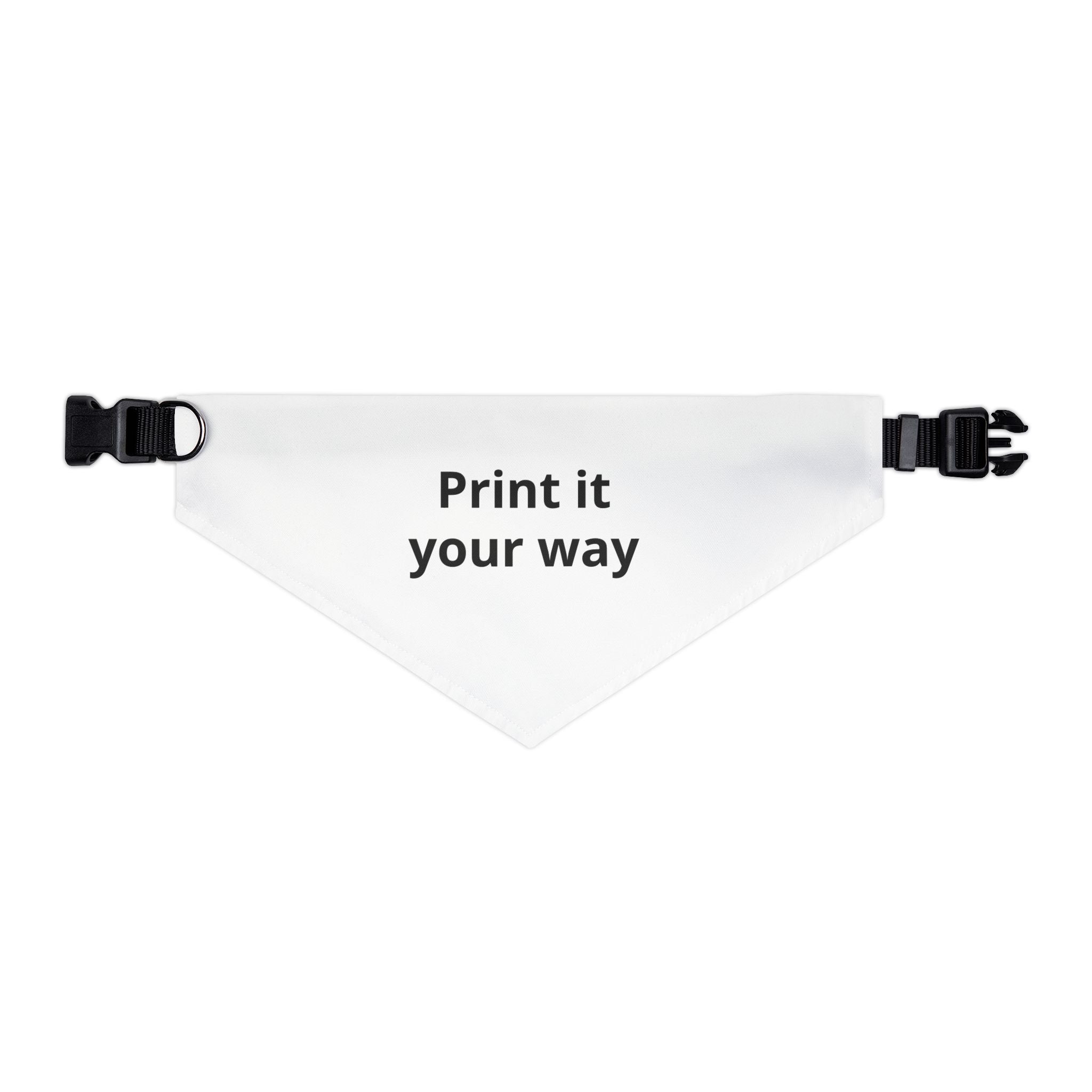 Customizable Pet Bandana Collar — "Print it Your Way" Dog & Cat Accessory