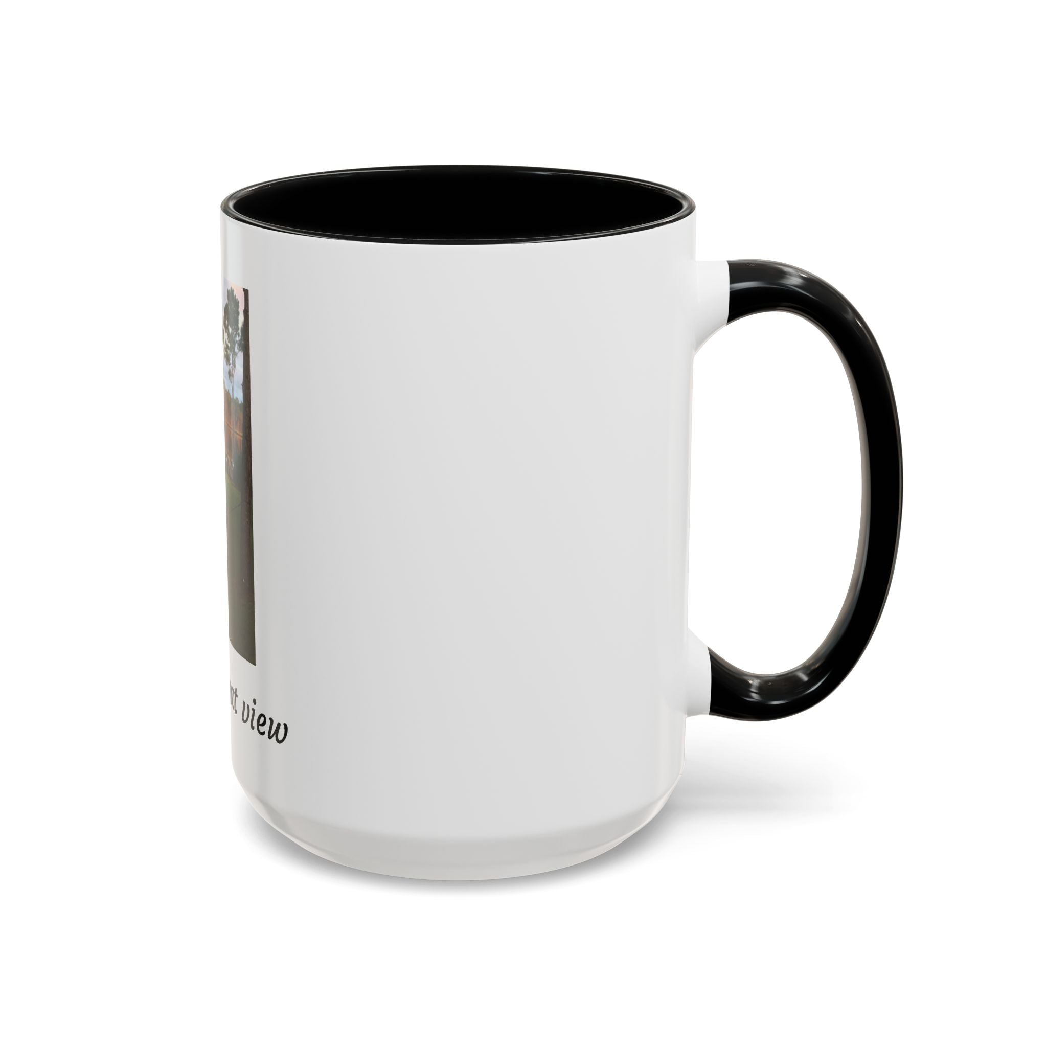 Drink to That View Coffee Mug — Scenic Lake Hammock Accent Mug