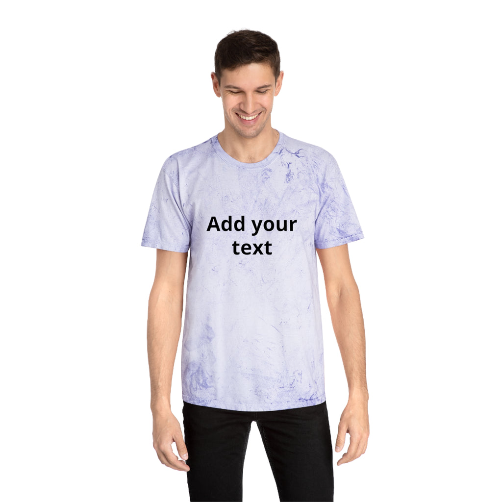 Tie-Dye Custom Text T-Shirt — "In the Zone" Graphic Tee