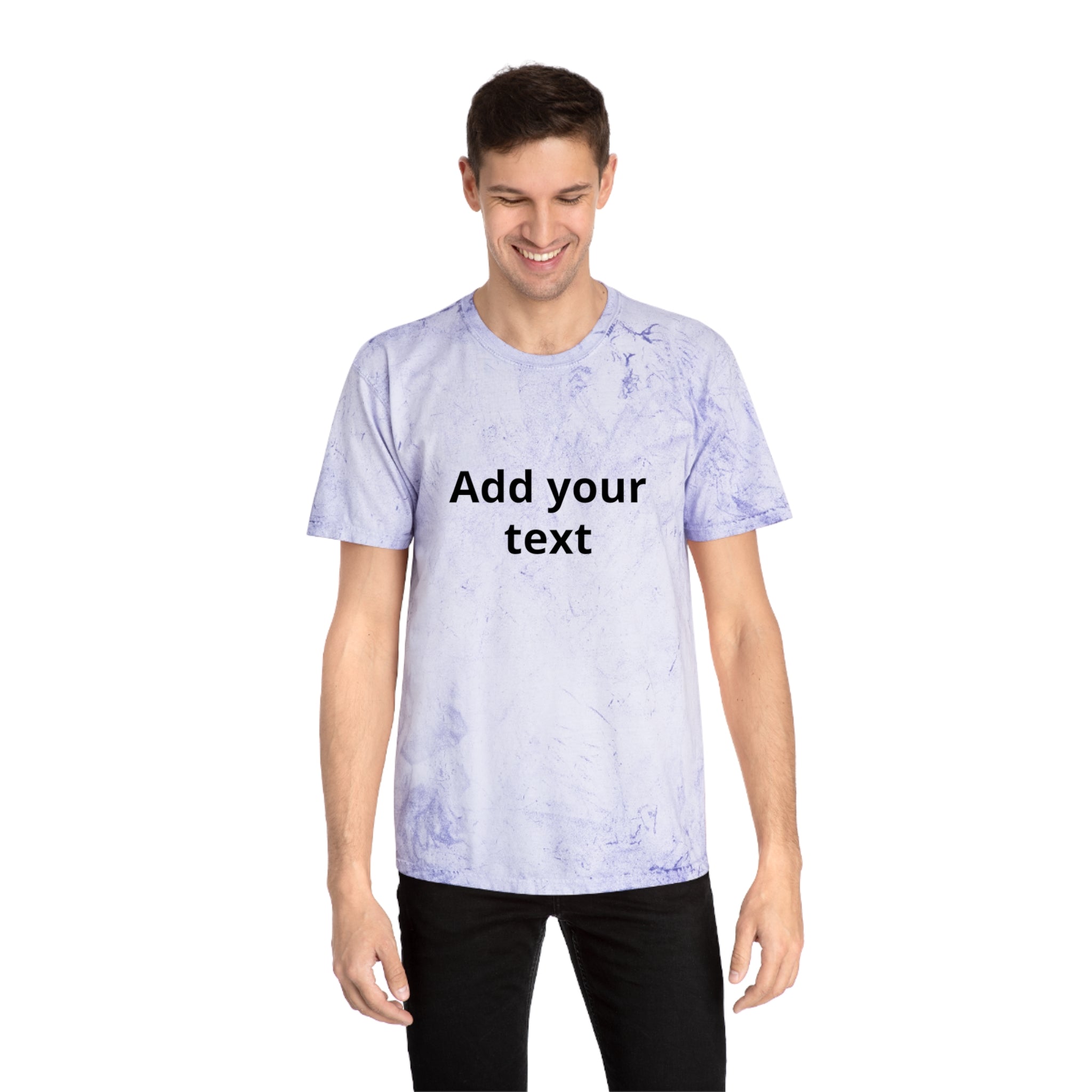 Tie-Dye Custom Text T-Shirt — "In the Zone" Graphic Tee