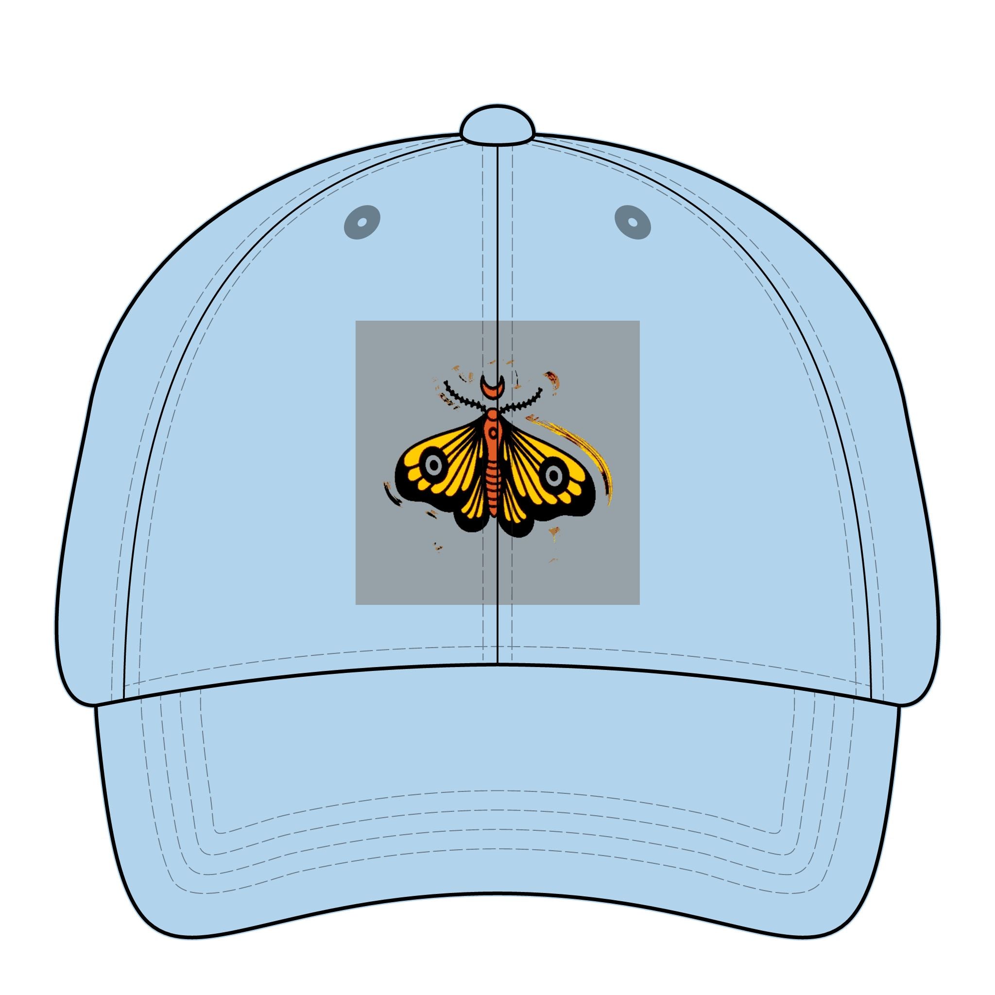 Women's Pigment-Dyed Cap with Fashion Undervisor (Embroidery)