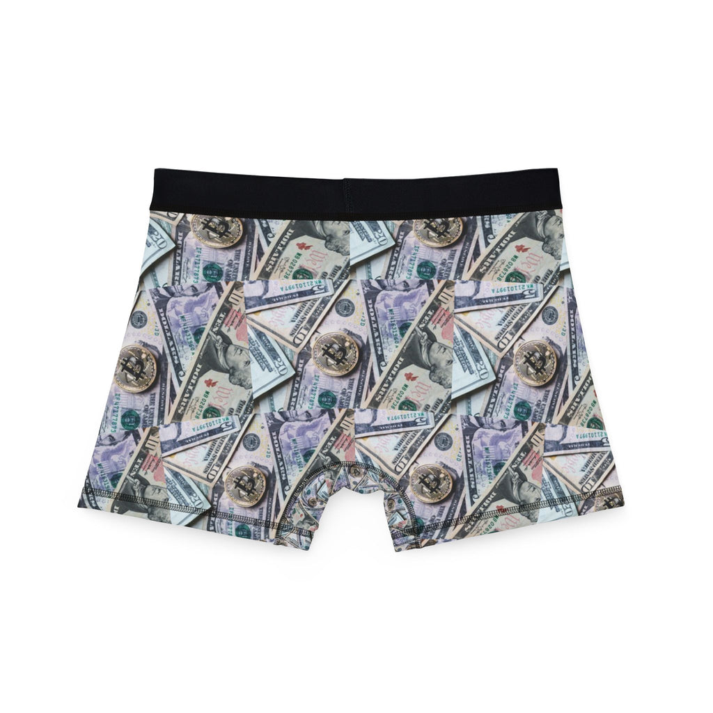 Money Print Men's Boxer Briefs – All-Over Dollar Bill Pattern