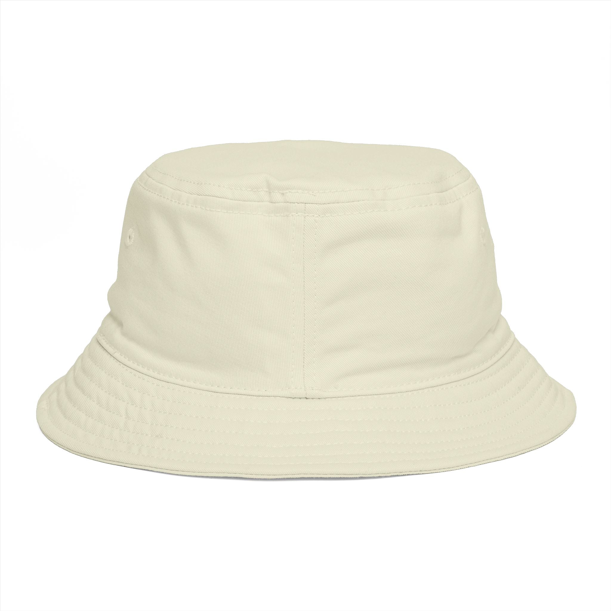 Custom Text Bucket Hat — Personalized Brown Sun Hat