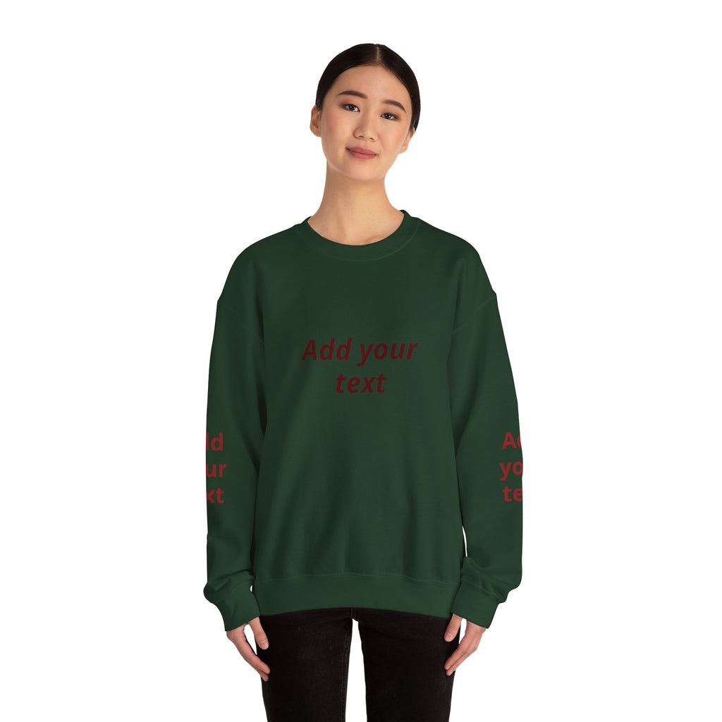 Dumpling & Soy Sauce Crewneck Sweatshirt — Customizable Asian Food Graphic