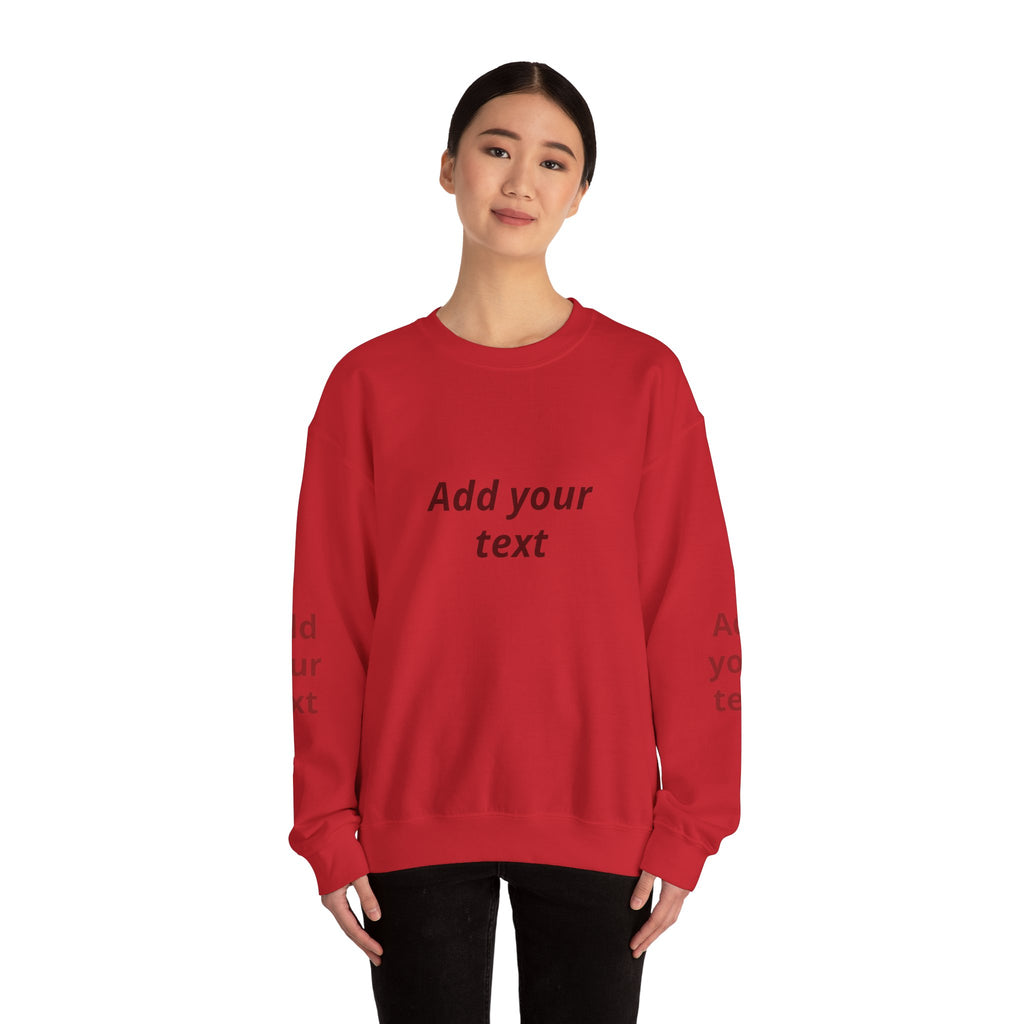 Dumpling & Soy Sauce Crewneck Sweatshirt — Customizable Asian Food Graphic