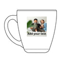 Personalized Photo Glass Mug 15.5 oz — Engraved Custom Memory Gift