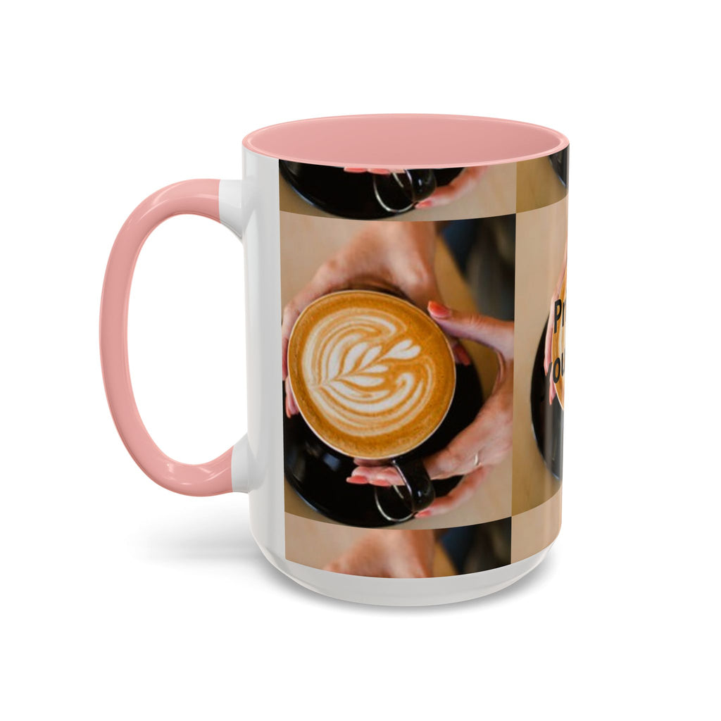 Latte Art Coffee Mug — Barista Hands Holding Latte (11/15 oz)