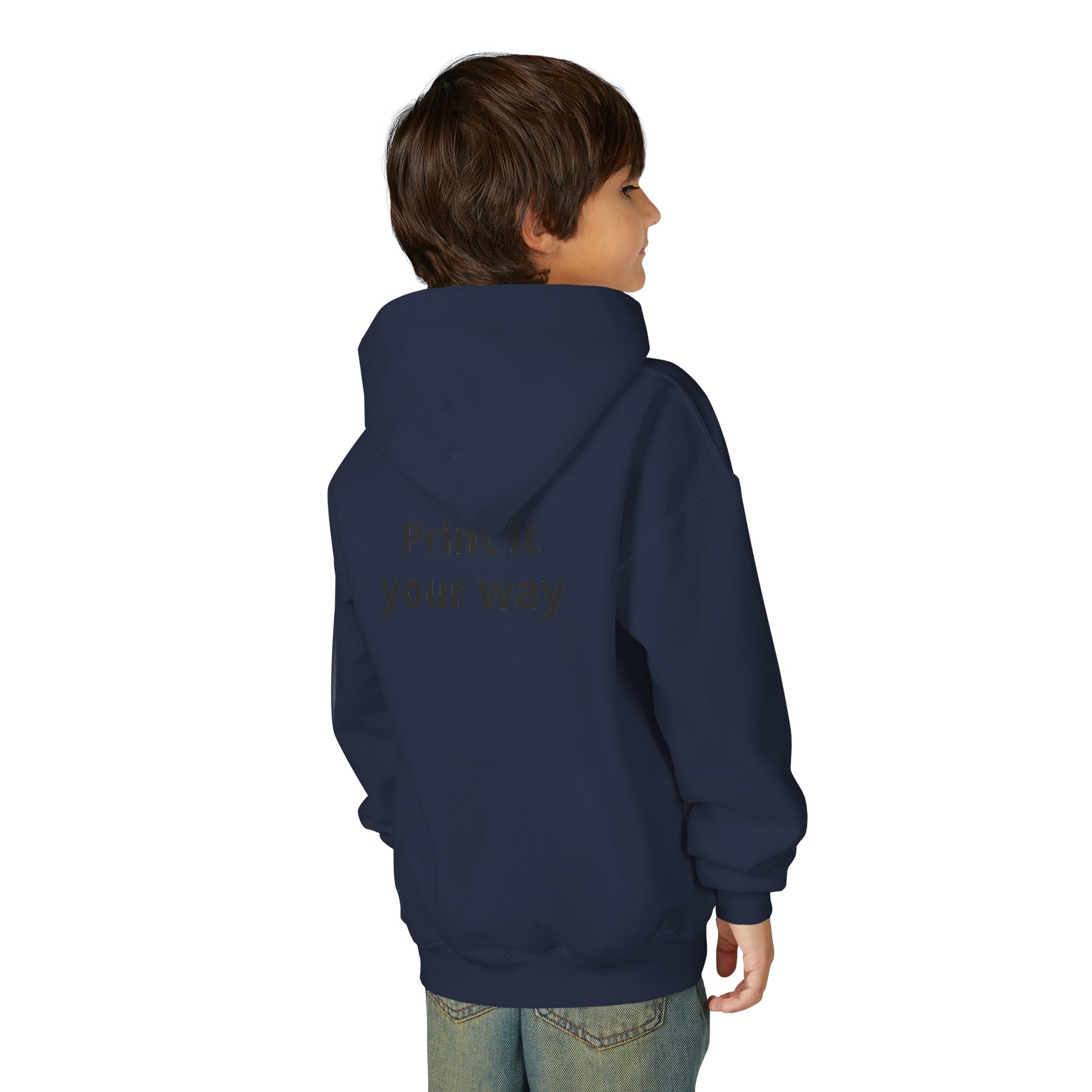 Youth Hoodie — Heart Hands Photo Graphic Hooded Sweatshirt