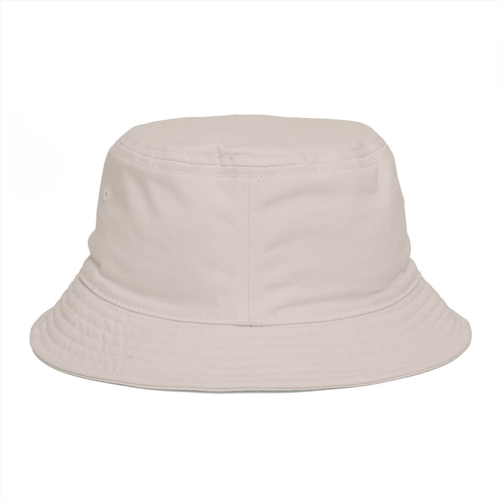 Custom Text Bucket Hat — Personalized Brown Sun Hat