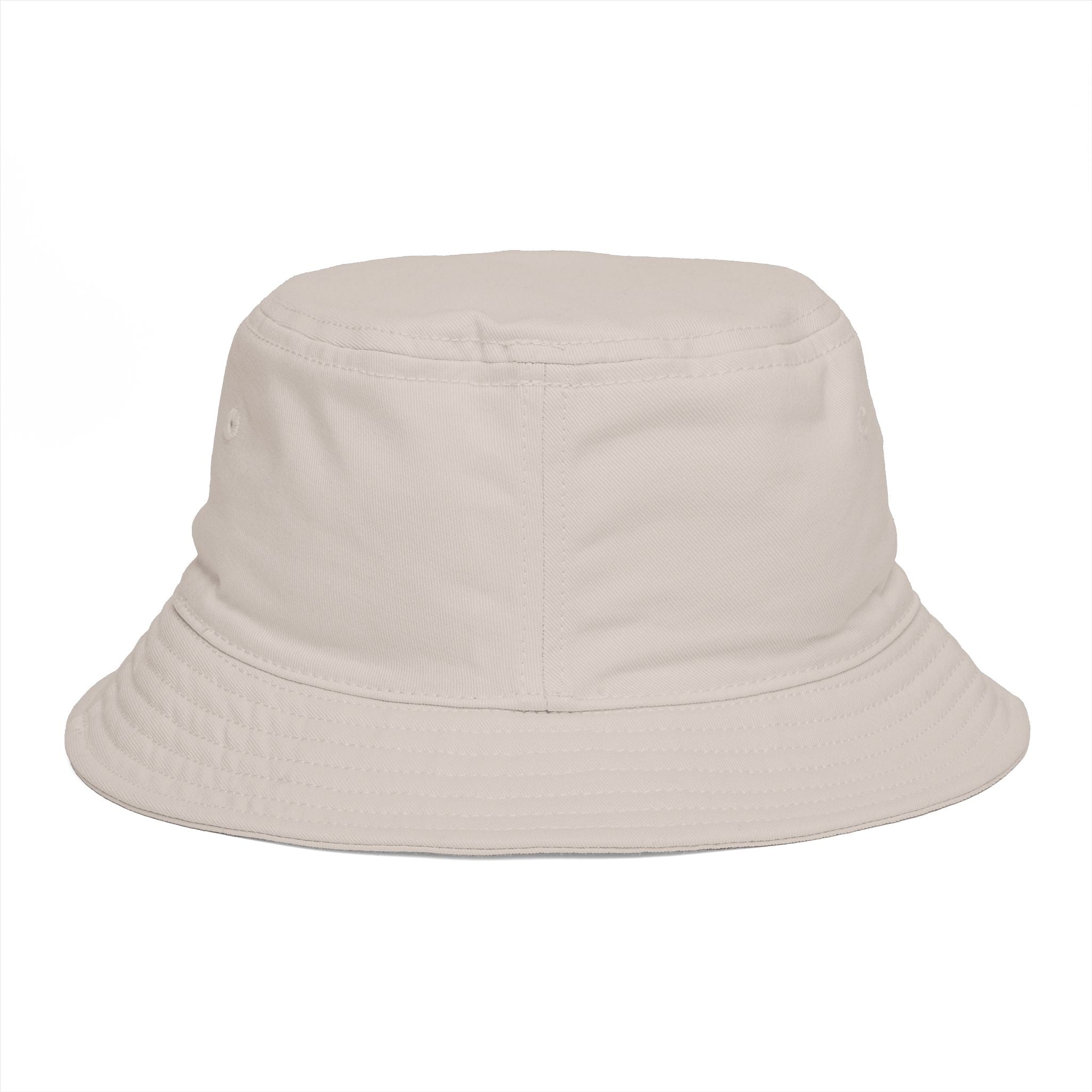 Custom Text Bucket Hat — Personalized Brown Sun Hat