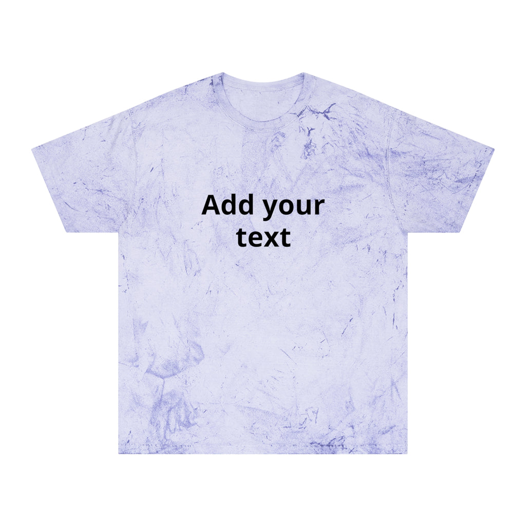 Tie-Dye Custom Text T-Shirt — "In the Zone" Graphic Tee